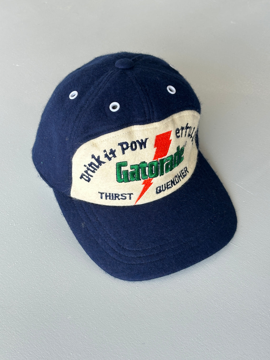 Navy Gatorade Thirst Quencher 80's Vintage SnapBack Trucker Cap