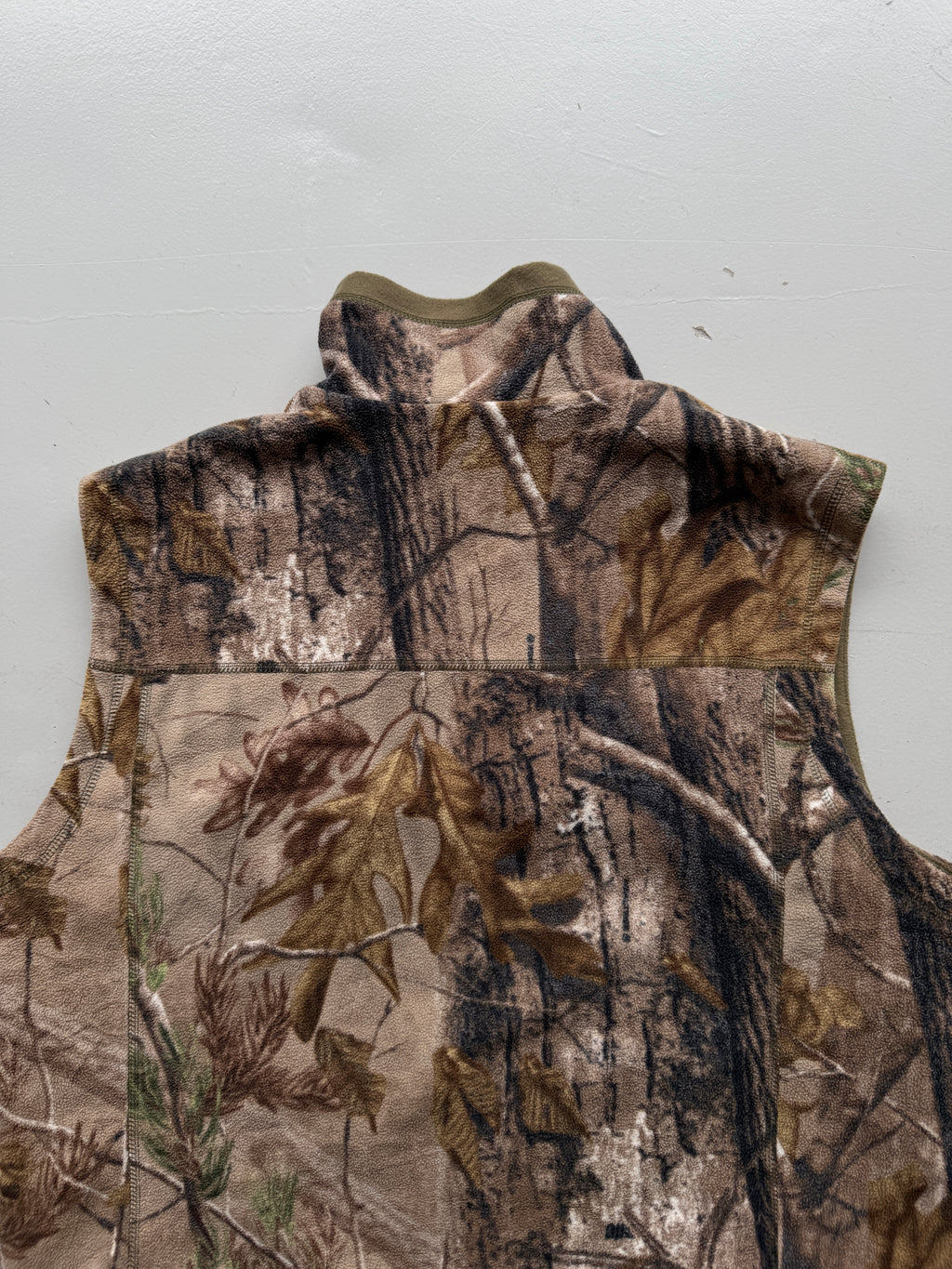Real Tree Camo Vintage 90's Fleece Vest - Medium