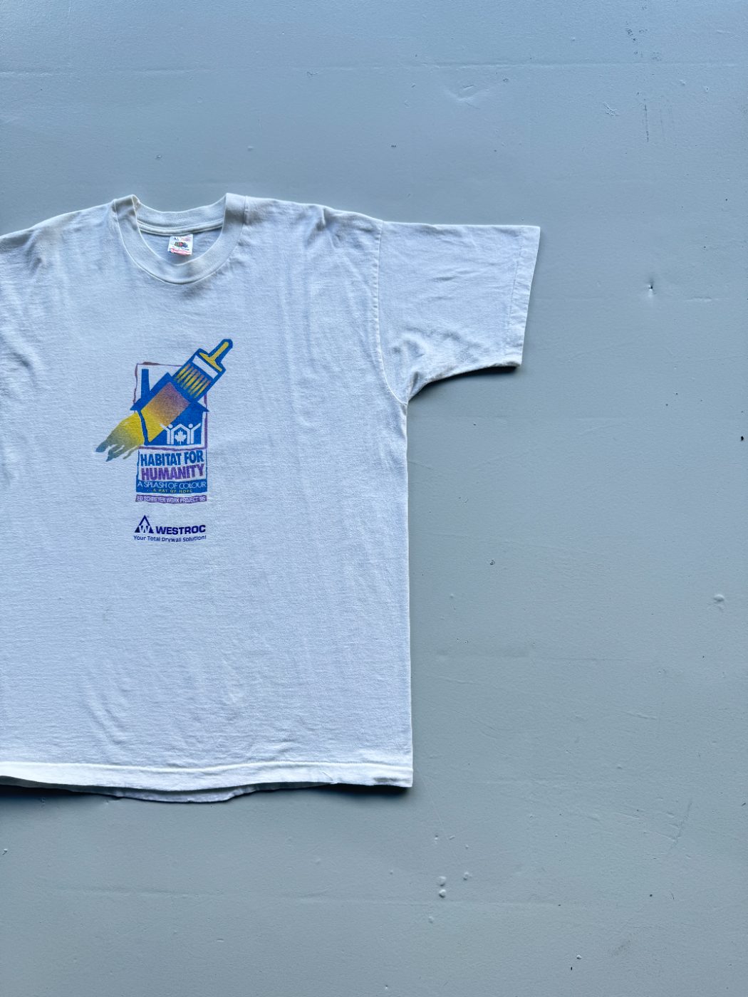 Fruit of the Loom Habitat for Humanity Canada Ed Schreyer Work Project '95 Vinta