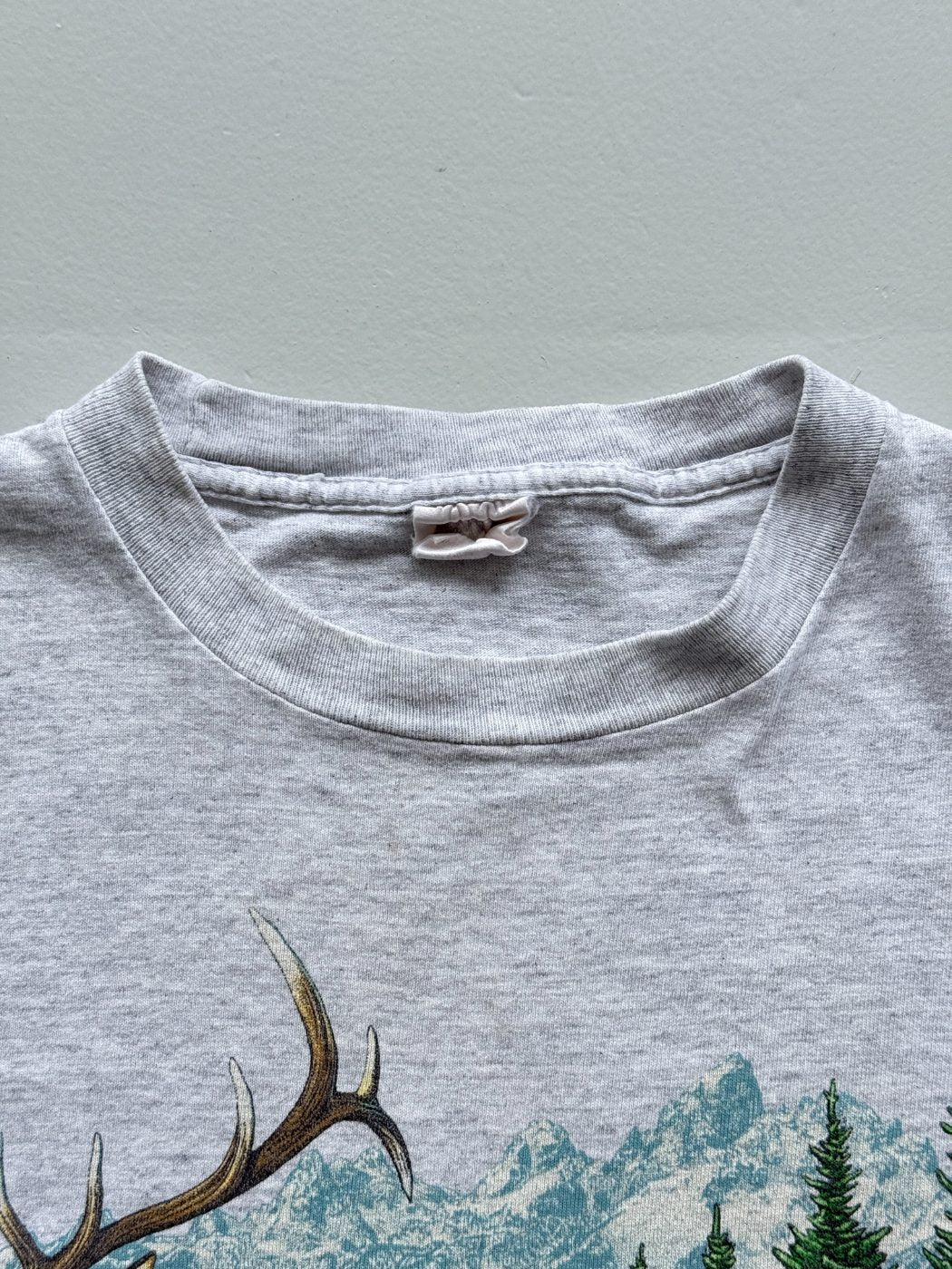 Habitat Wyoming Elk Single Stitch 90's Vintage T-Shirt - Medium