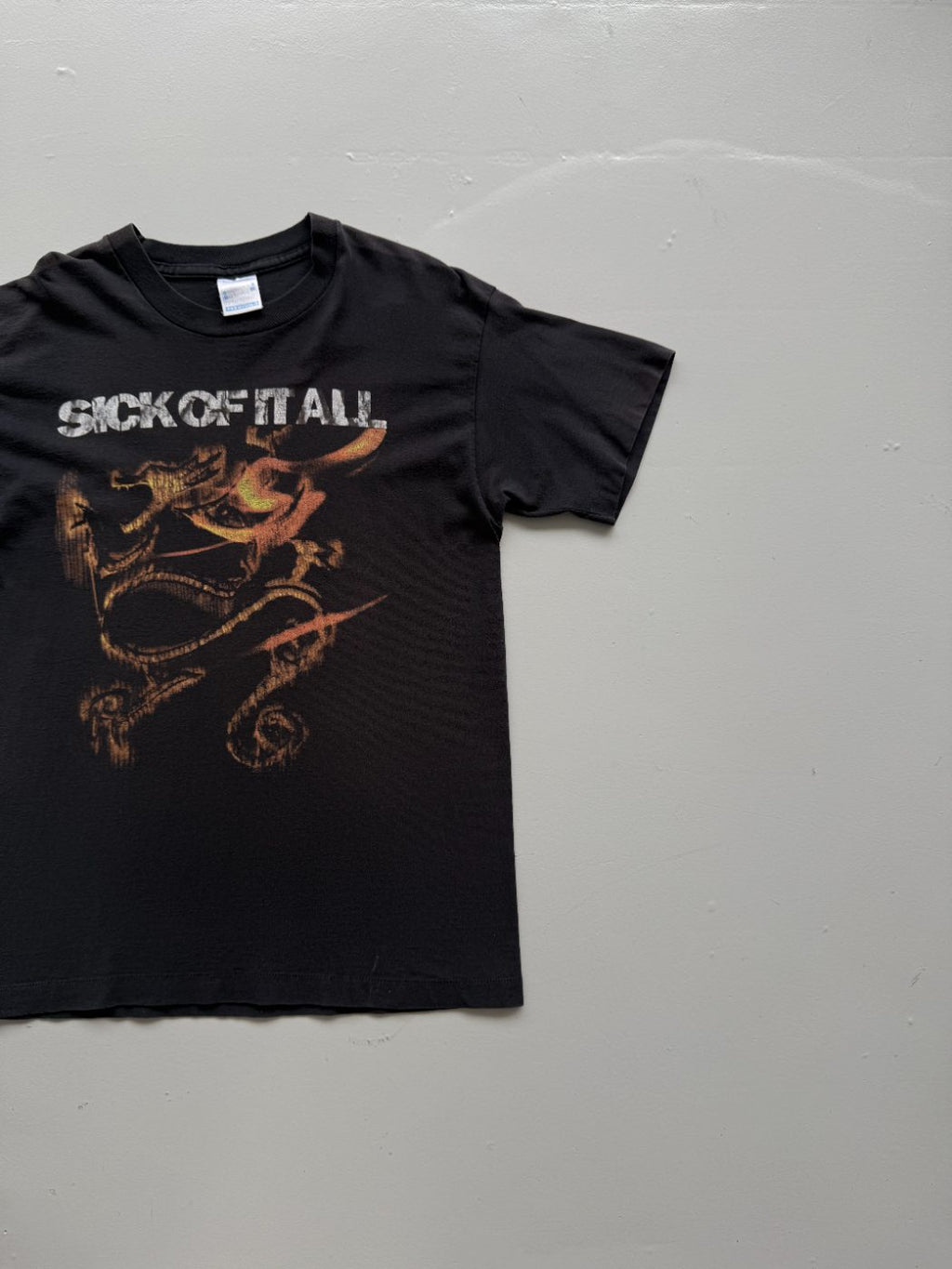 Sick of It All Scratch the Surface 90s Vintage Single Stitch Band T-Shirt - Larg