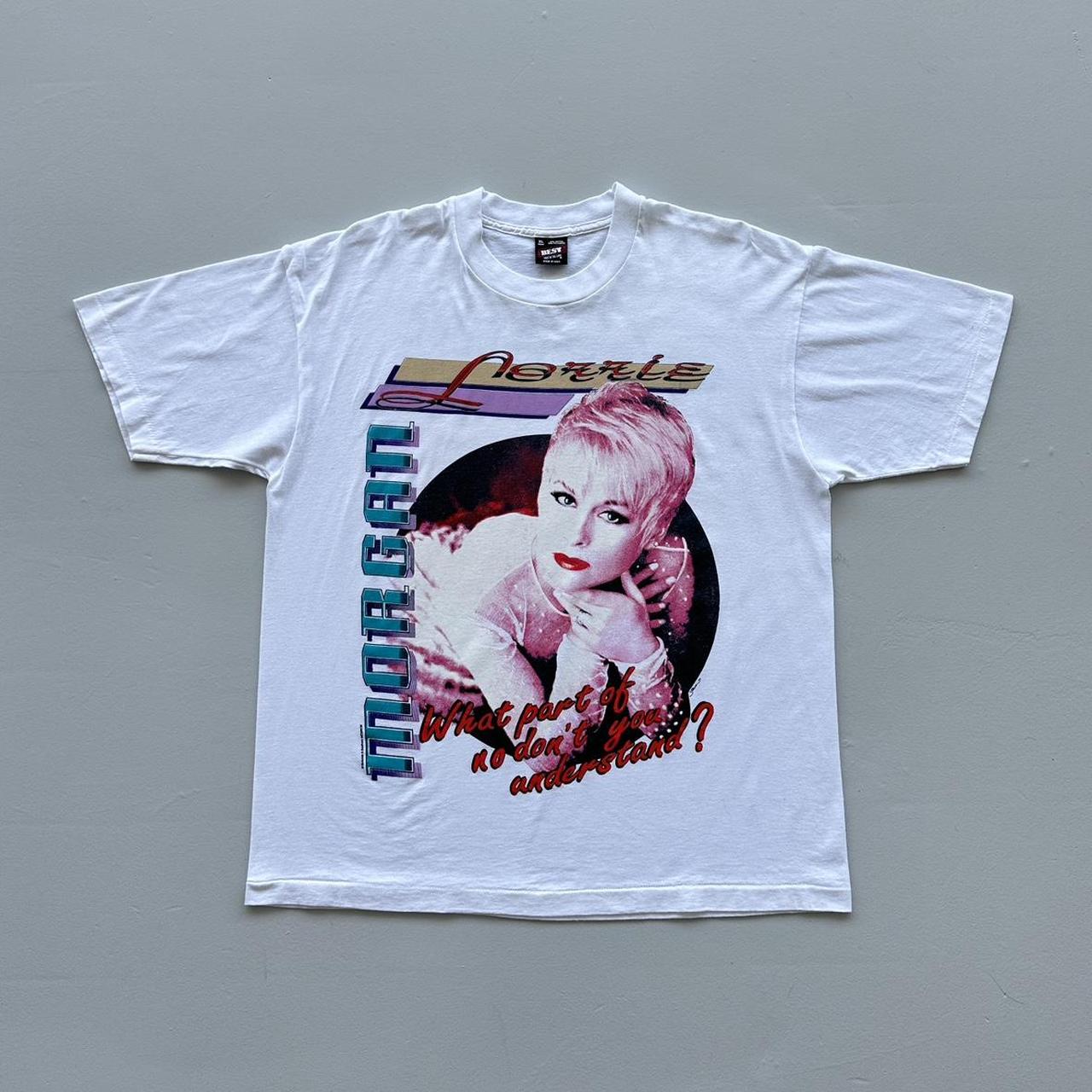 White Lorrie Morgan Vintage 90s Tour T-shirt - XL