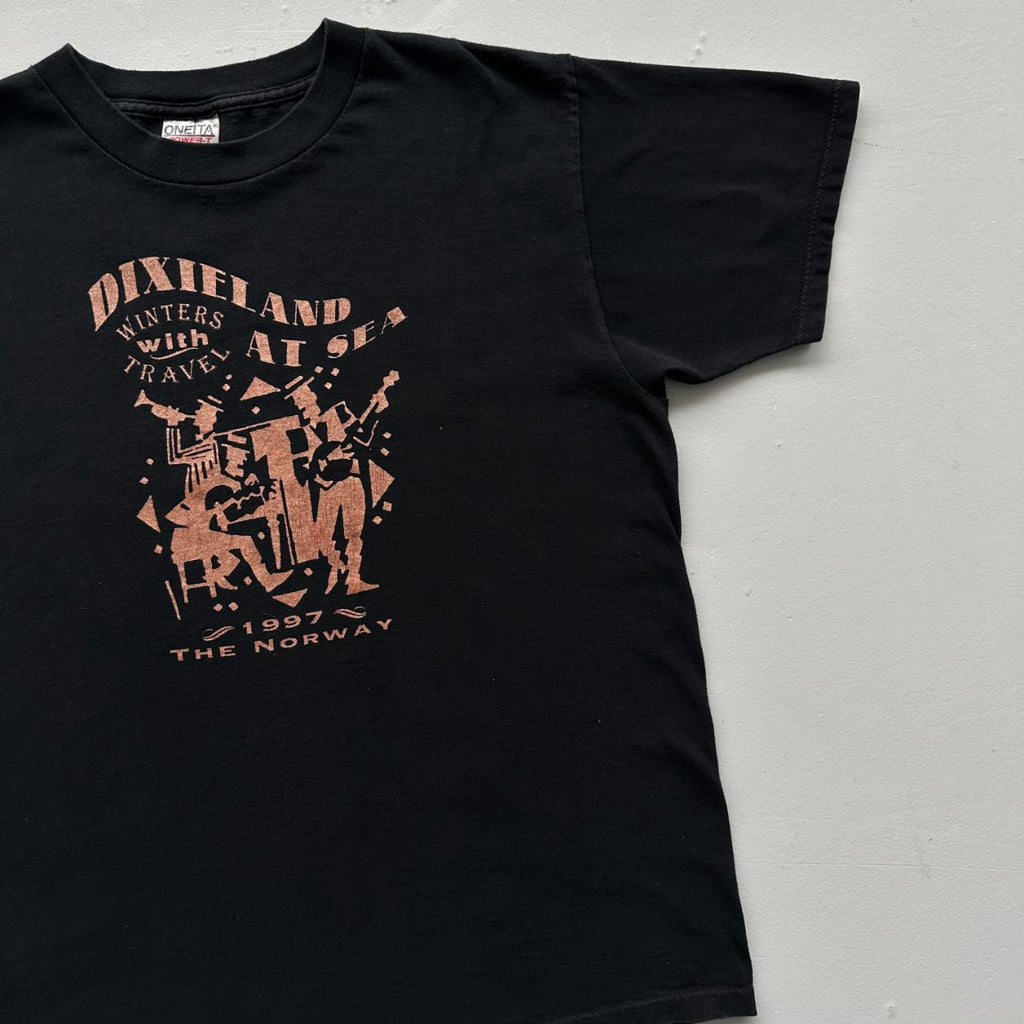 Black Dixie Land Band 90s Vintage T-shirt - Large