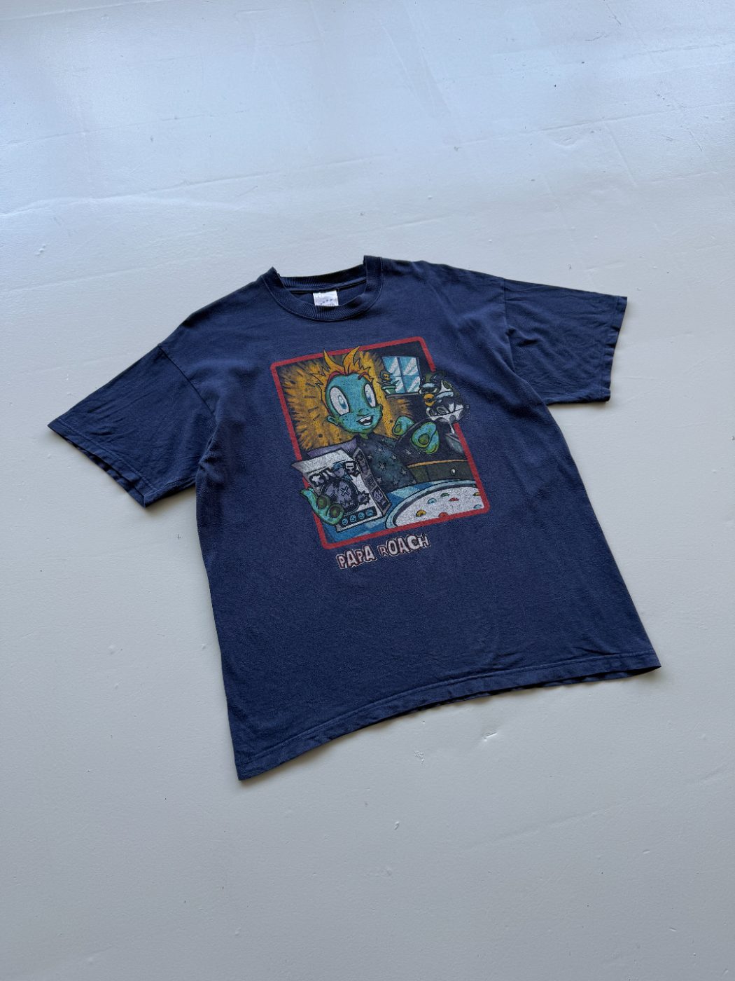 Papa Roach New Metal 2000's Vintage Band T-Shirt - Large