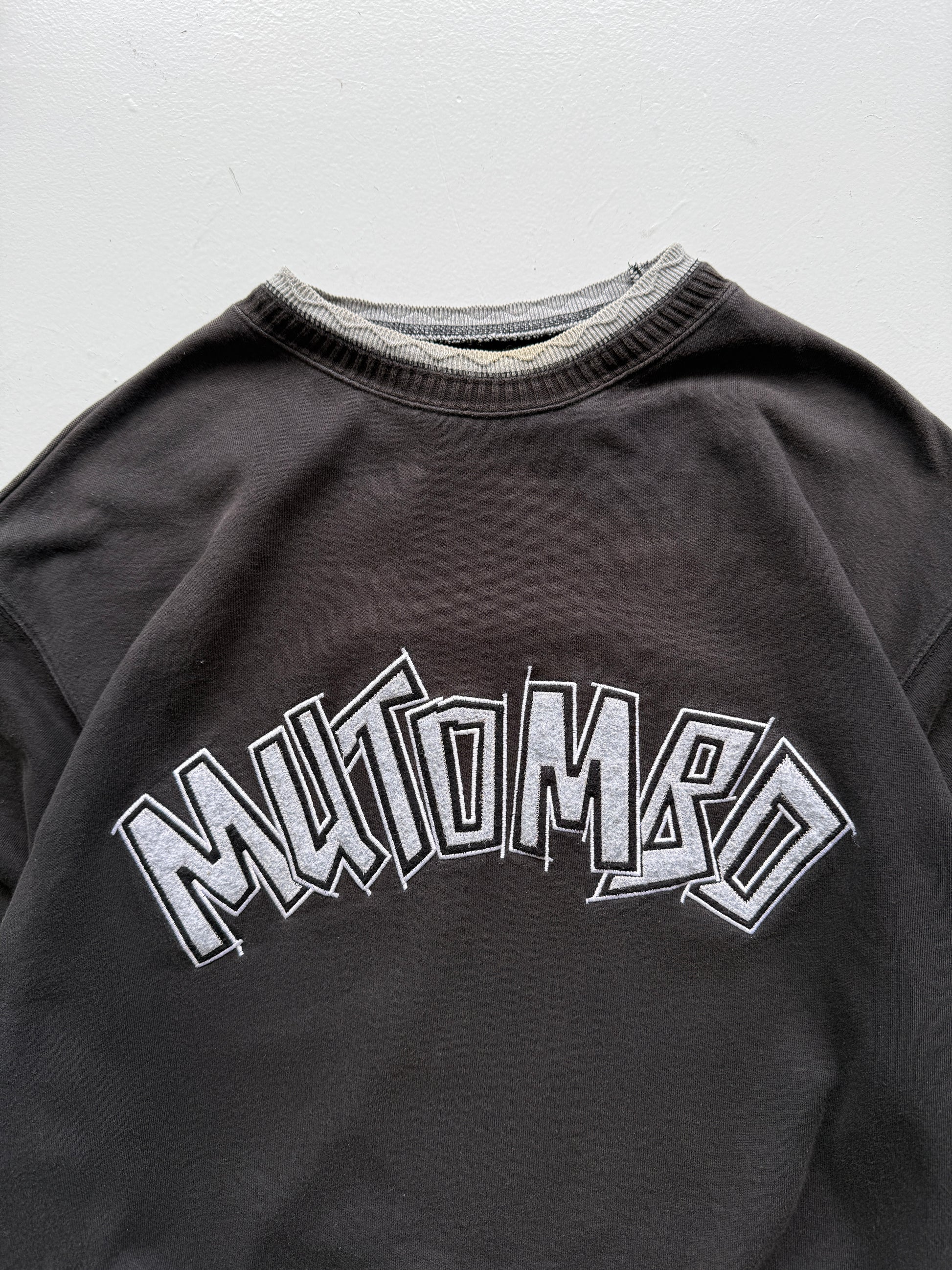 Black Rare Adidas NBA Mutombo Basketball 90's Vintage Sweatshirt Jumper - Small