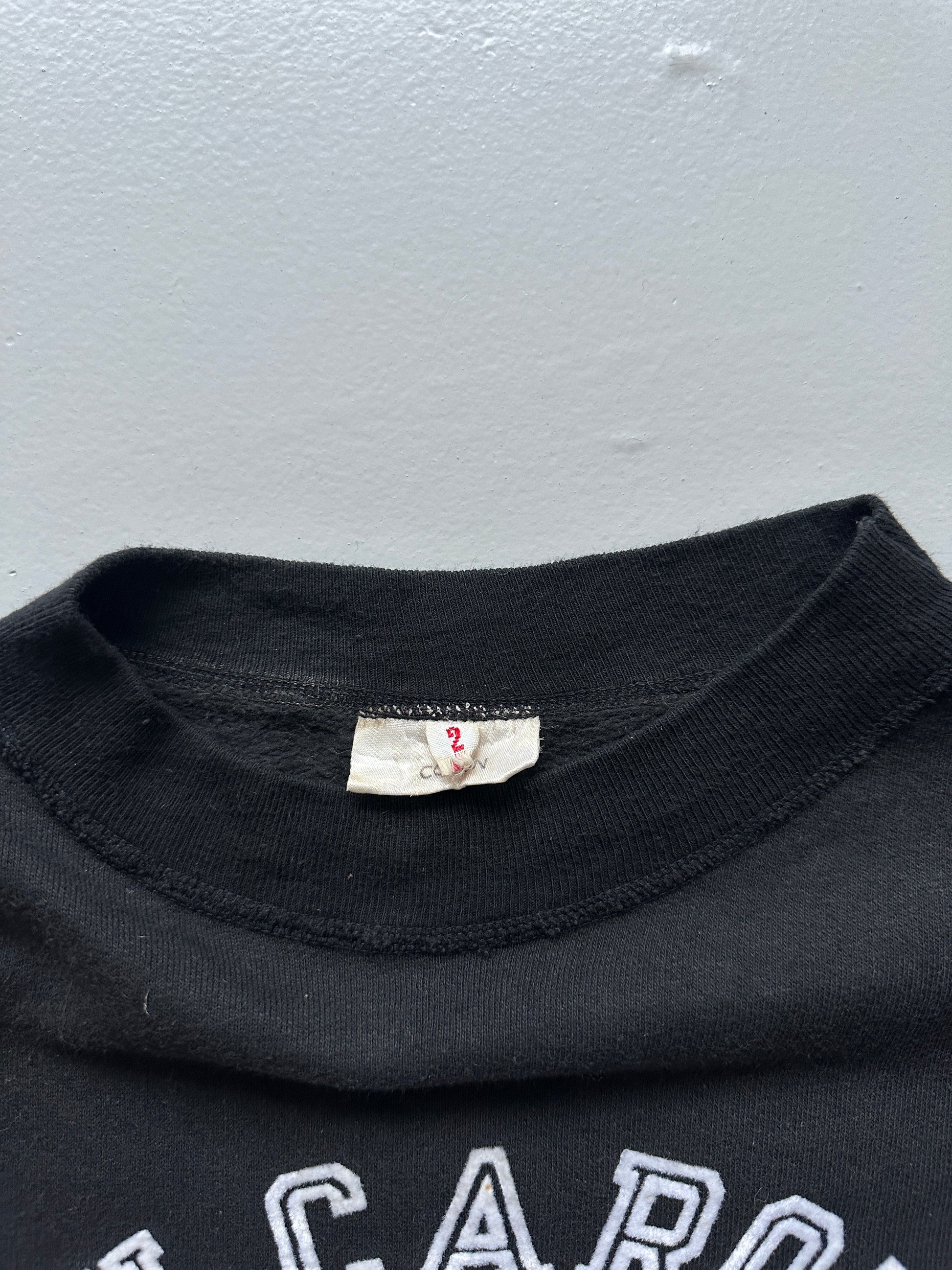 Black South Carolina University 60's/70's Vintage Sweatshirt - XS/Small