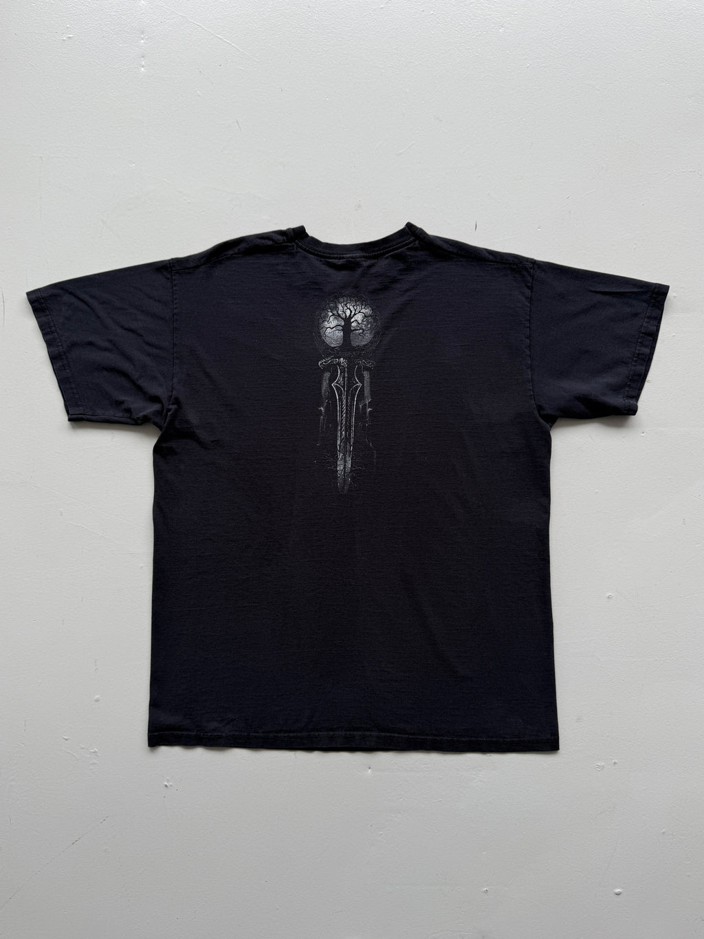 Black Grim Reaper 00's Vintage Graphic Metal T-Shirt - Medium