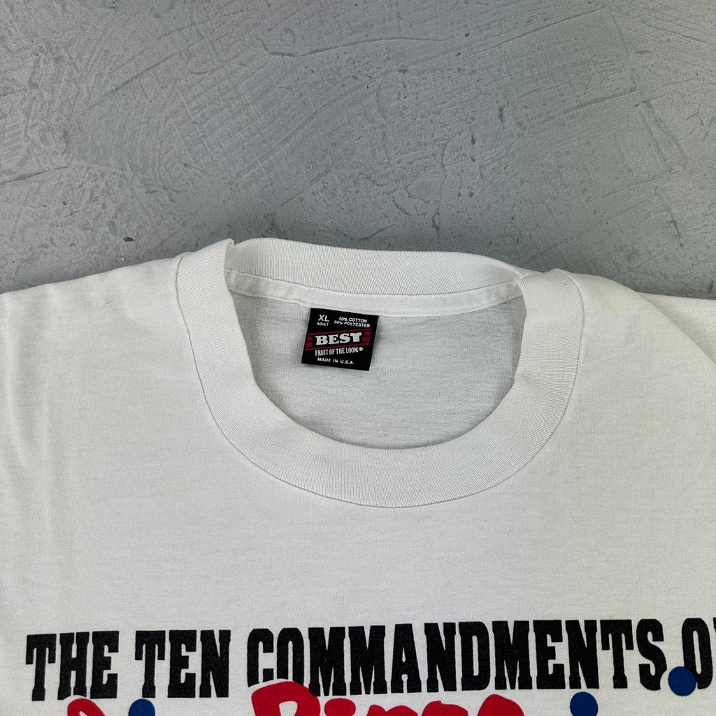 Bingo Commandments Vintage T-shirt - XL