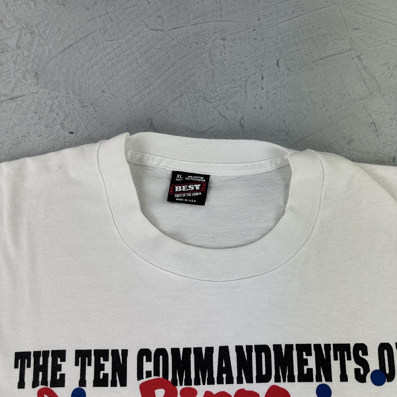 Bingo Commandments Vintage T-shirt - XL