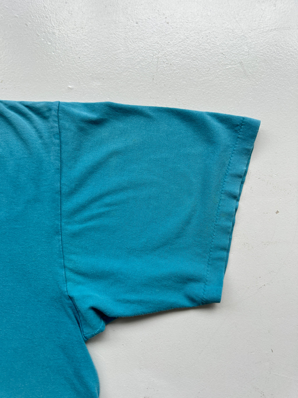 Blue Miami Dolphins Vintage Single Stitch NFL T-Shirt 90's - 2XL
