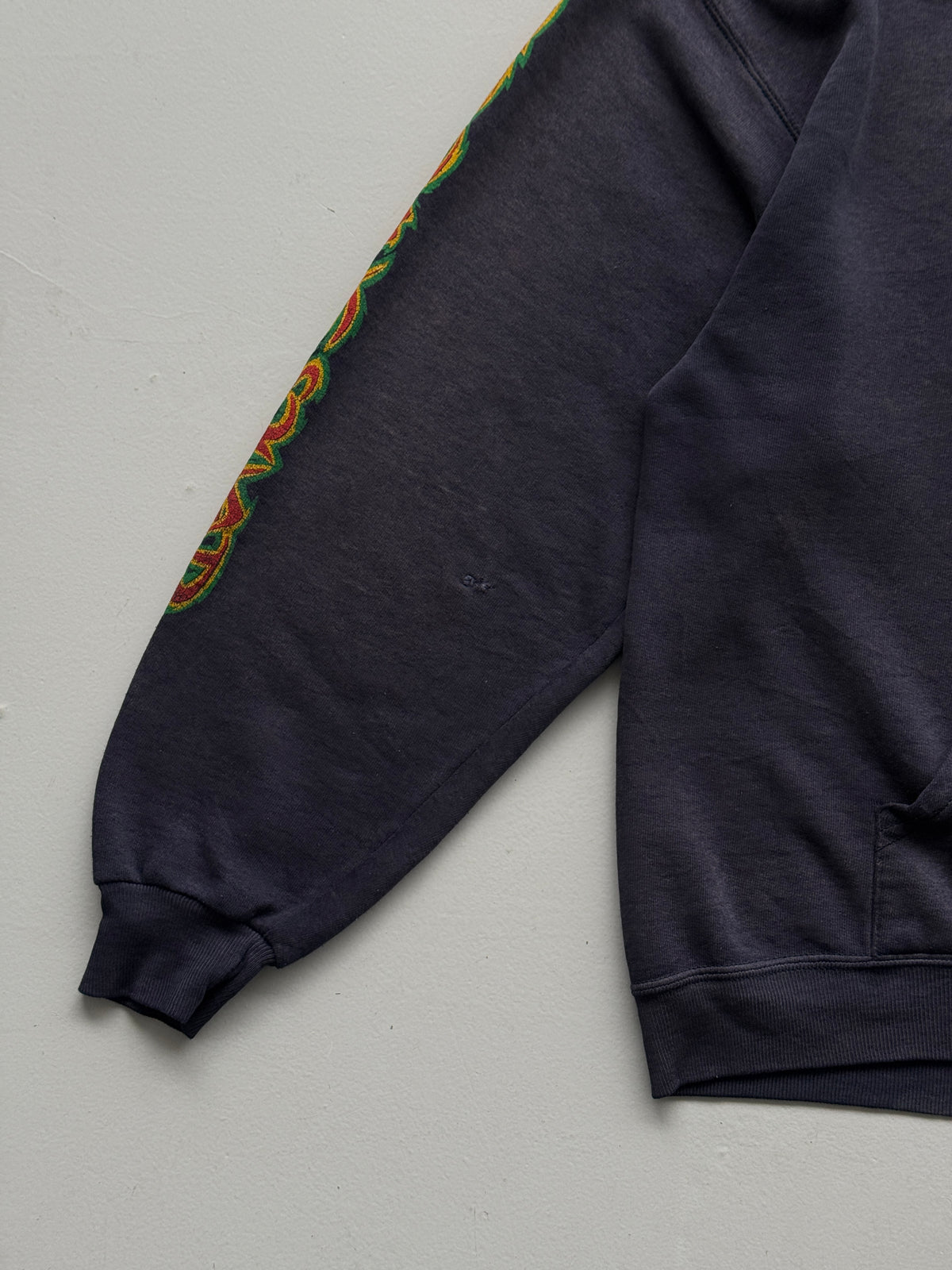 Big Bang Faded Graphic 90's Vintage Hoodie - XL