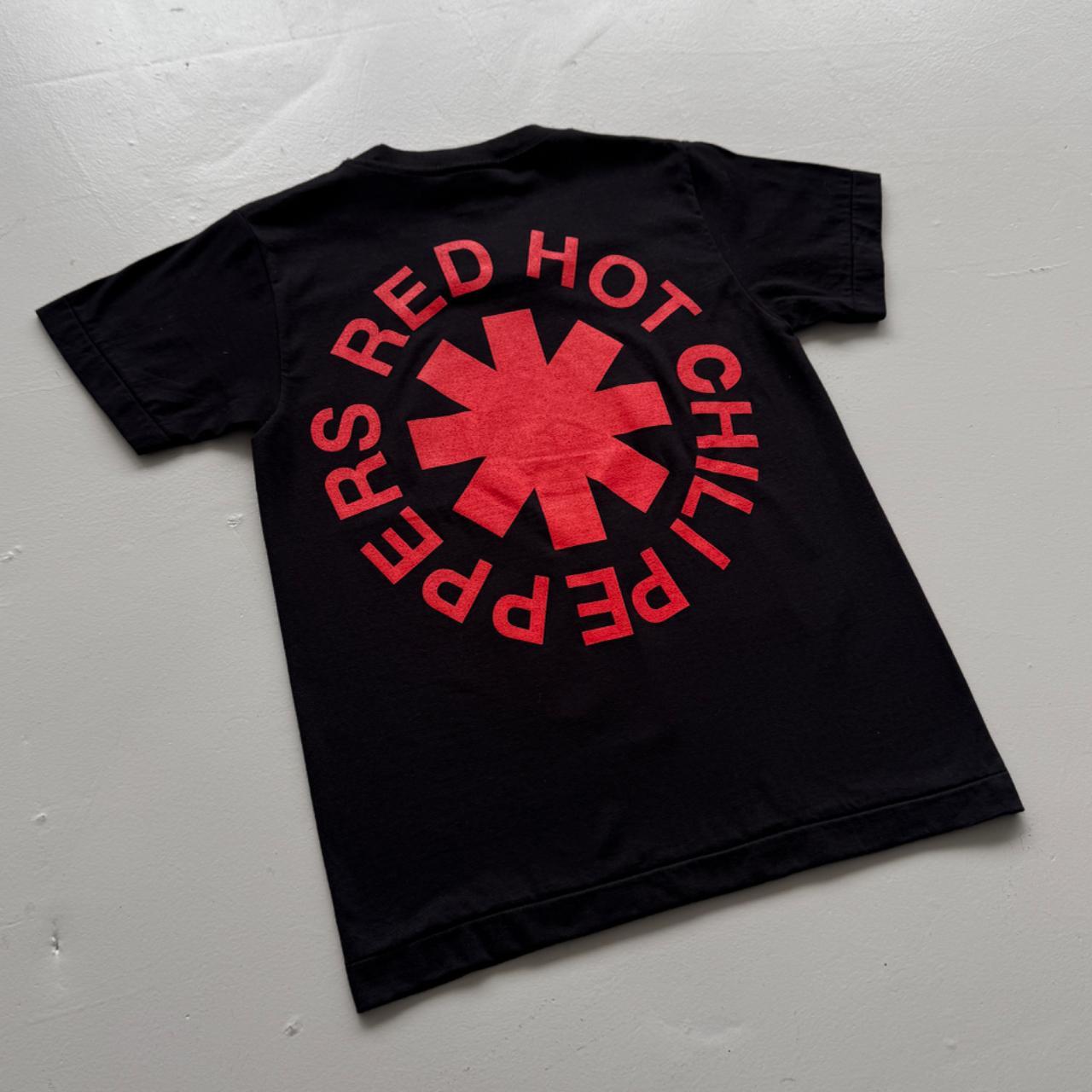 Black Red Hot Chilli Peppers 00s Deadstock Graphic T-Shirt - Small