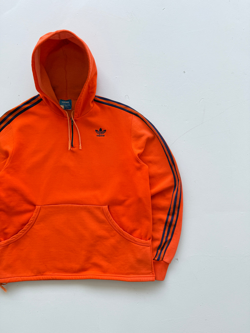 Adidas Ventex Made in France 70's Vintage Pullover Hoodie - Small
