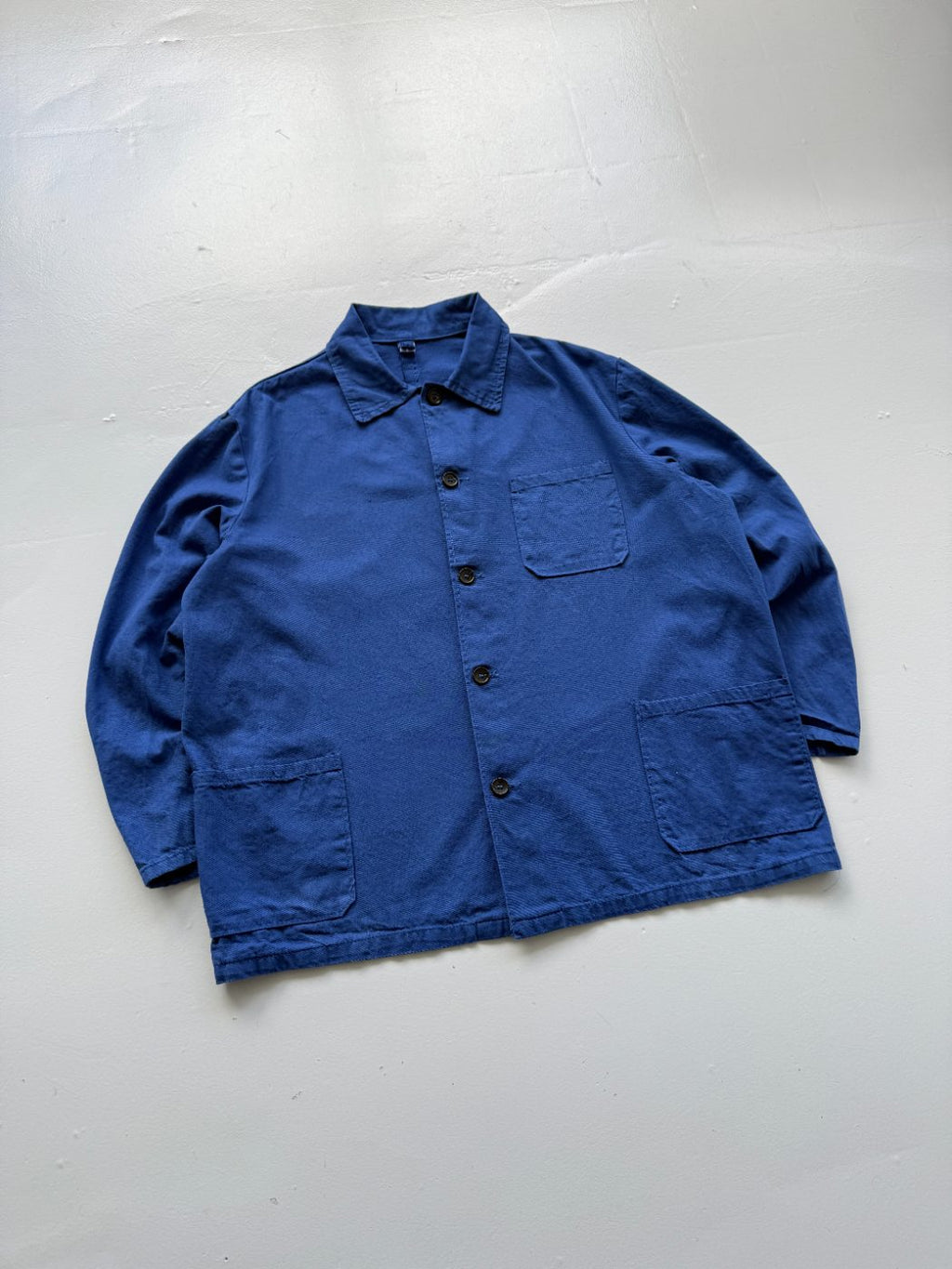 Navy Blue Vintage French Blue 90s Chore Jacket CH182 - Medium
