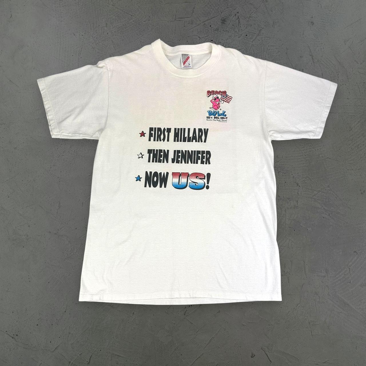 Impeach Clinton 90s vintage T-shirt - Large