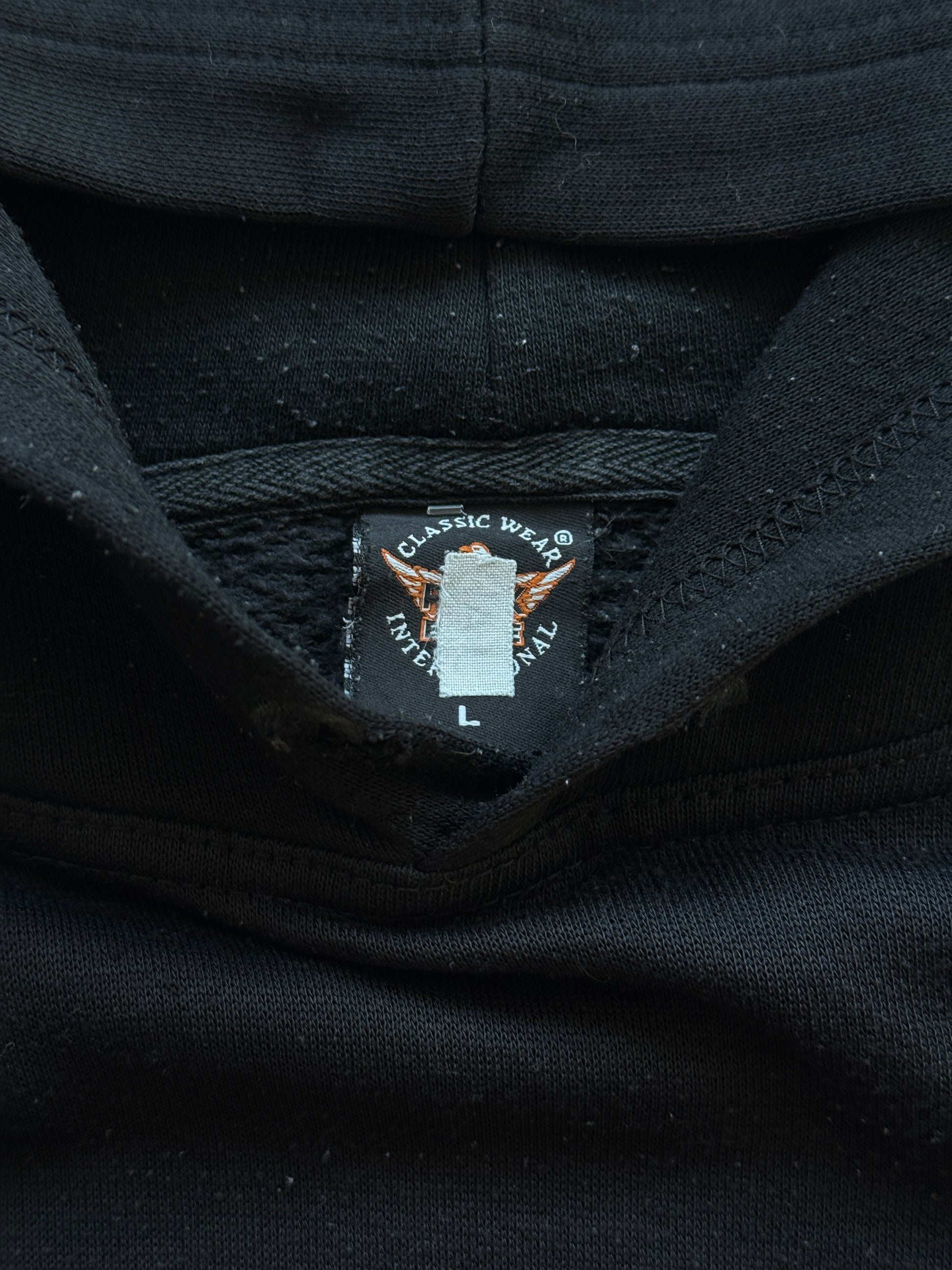 Black Bob Marley 90's Vintage Graphic Hoodie- Large