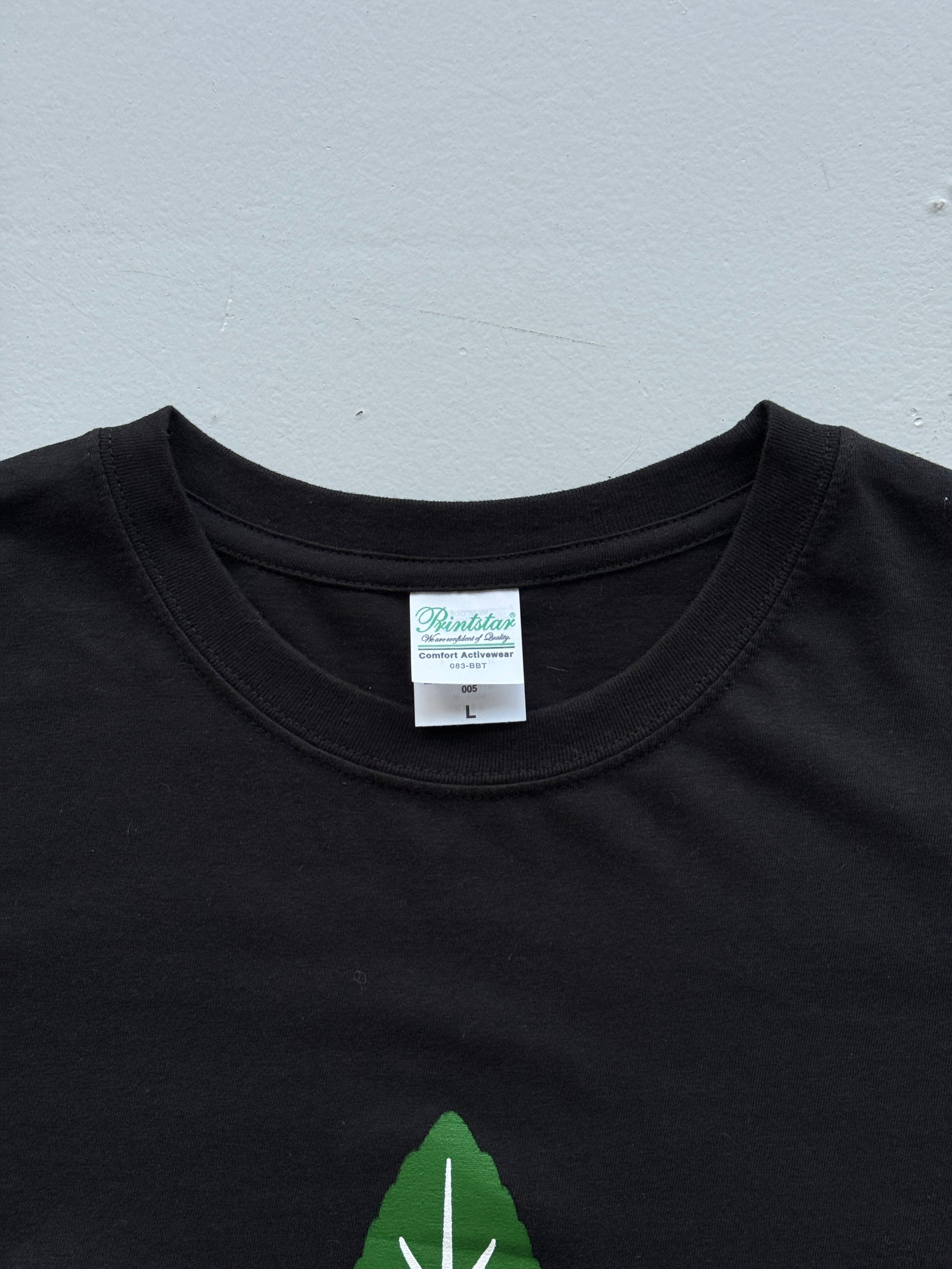 Black Ochades Adidas Style Novelty Japanese Tea Tshirt - Large