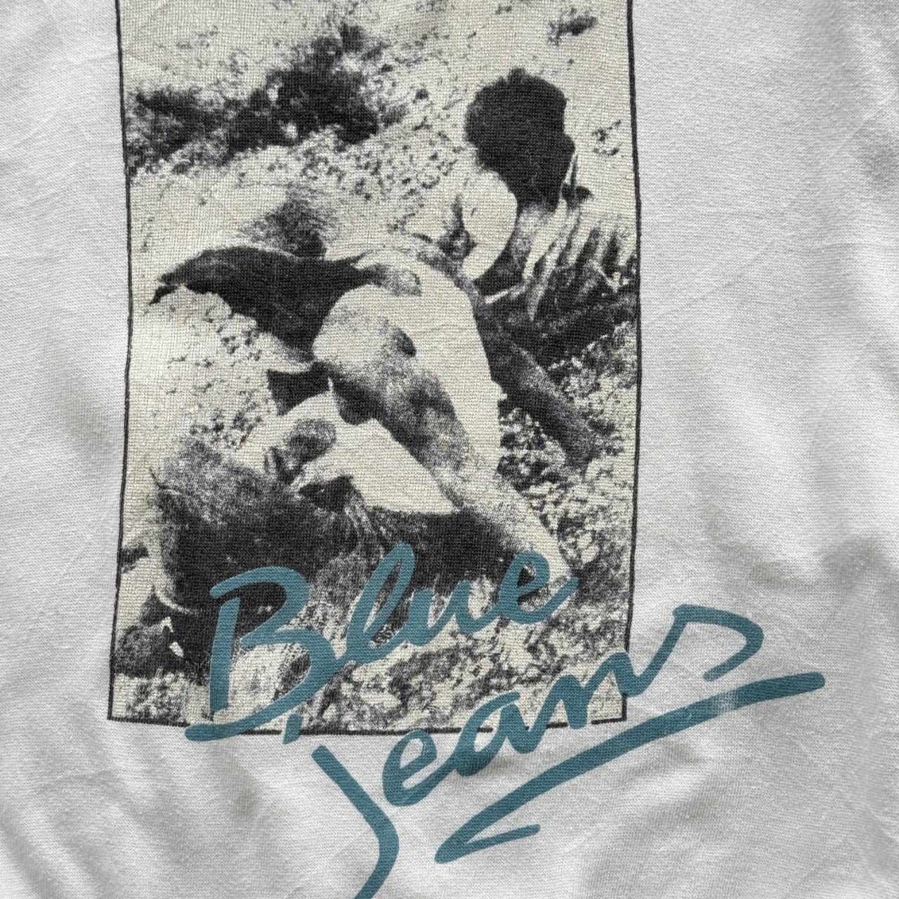White Blue Jeans 90’s Vintage Graphic Sweatshirt - Medium