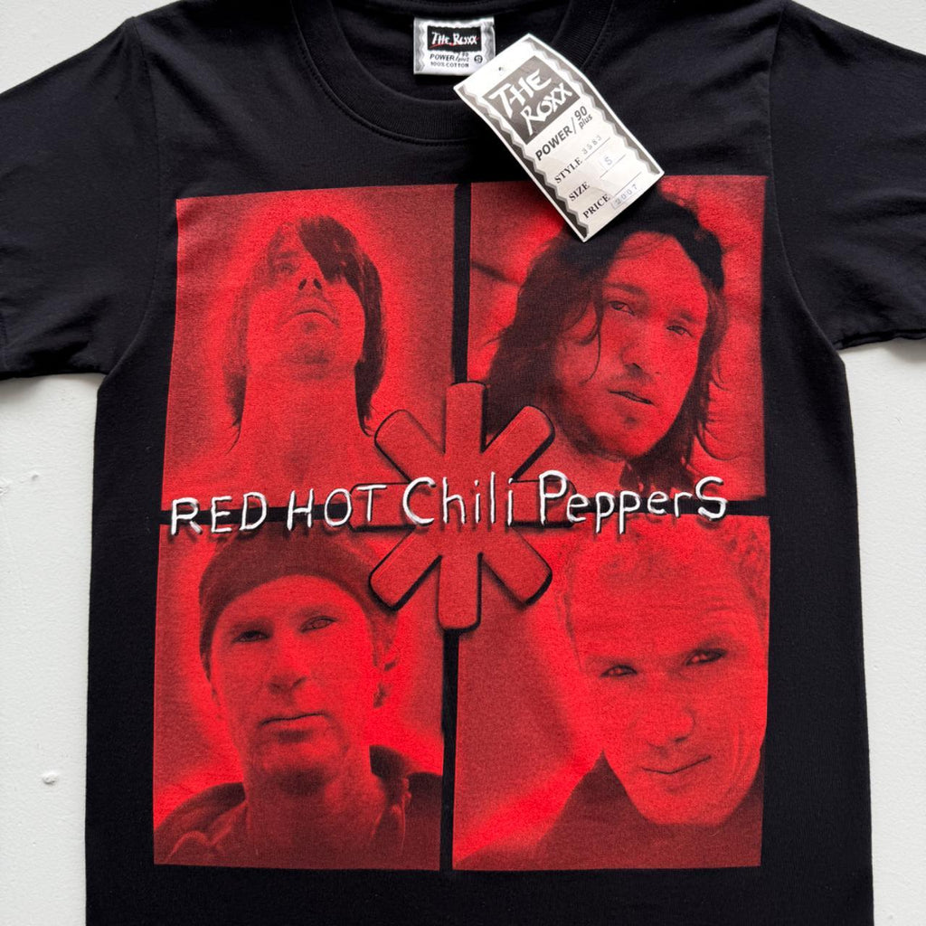 Black Red Hot Chilli Peppers 00s Deadstock Graphic T-Shirt - Small