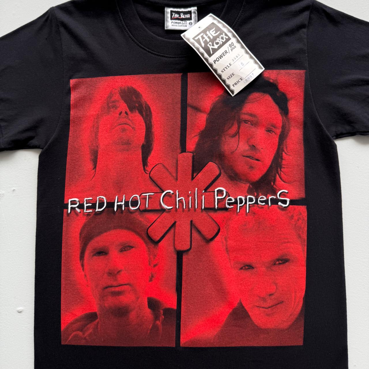 Black Red Hot Chilli Peppers 00s Deadstock Graphic T-Shirt - Small