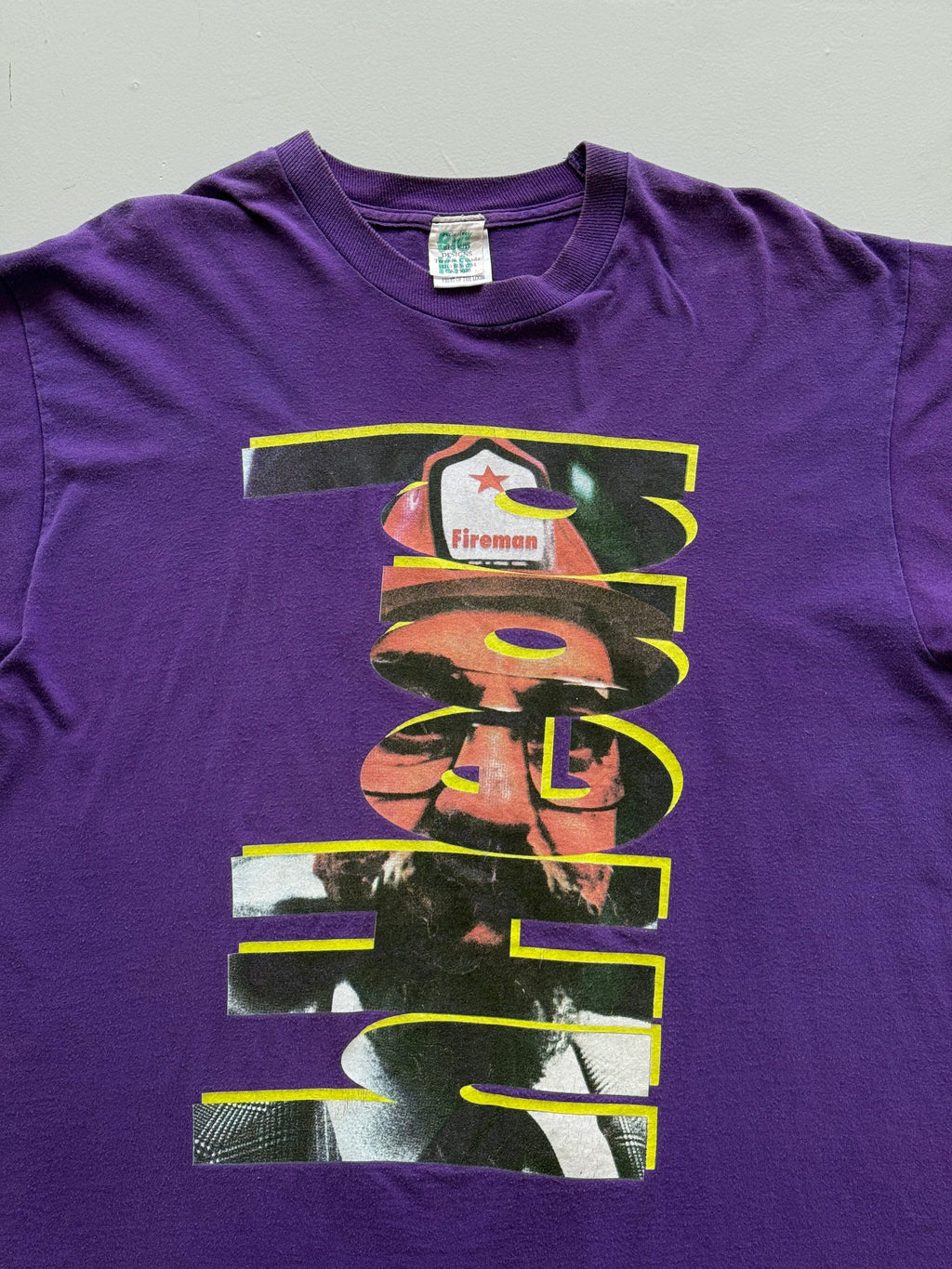 Purple hHead 90's Vintage Single Stitch Streetwear Graphic T-Shirt - XL