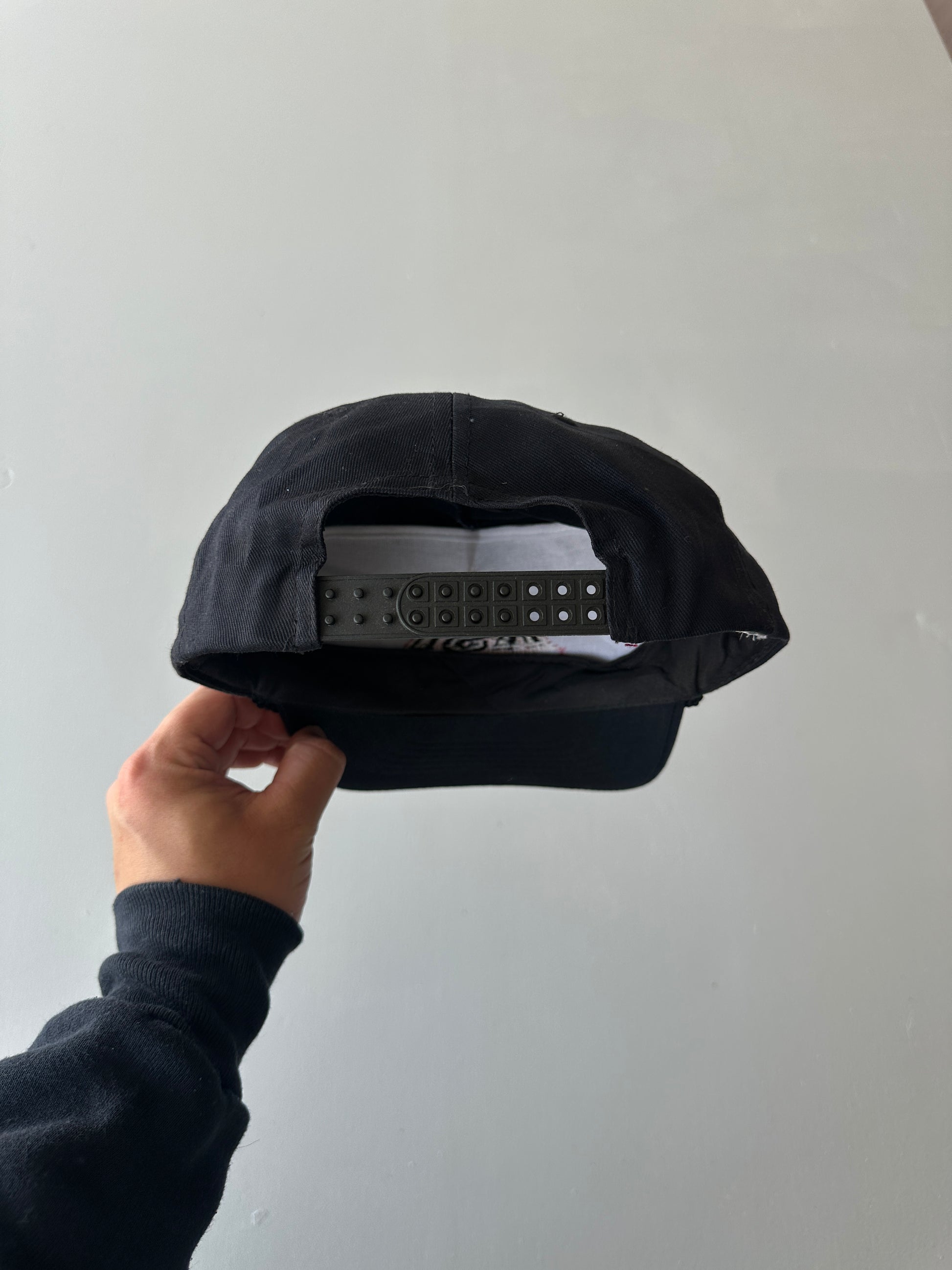 Black ASI American Stress Inc. Vintage SnapBack Trucker Cap