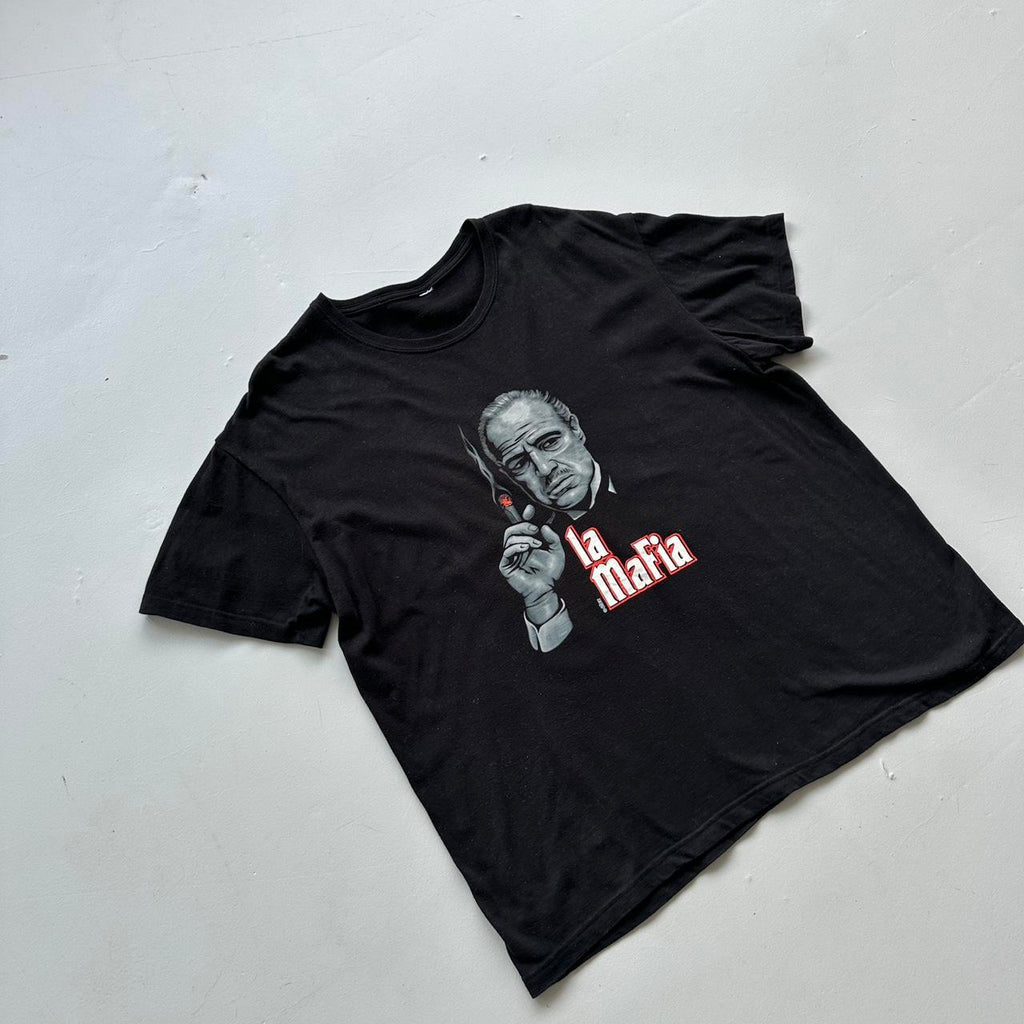 Black The Godfather 00s Vintage T-shirt - 2XL