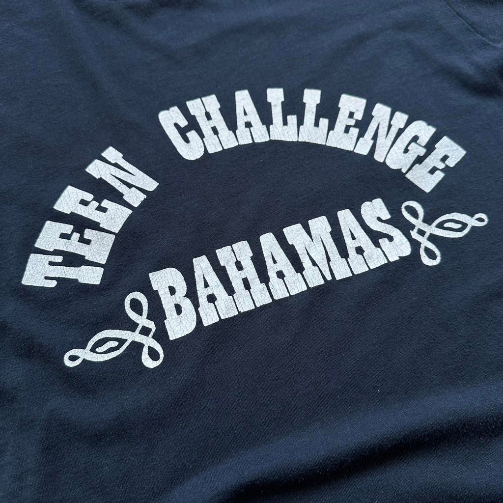 Black Teen Challenge Bahamas 90s Vintage T-shirt - Medium