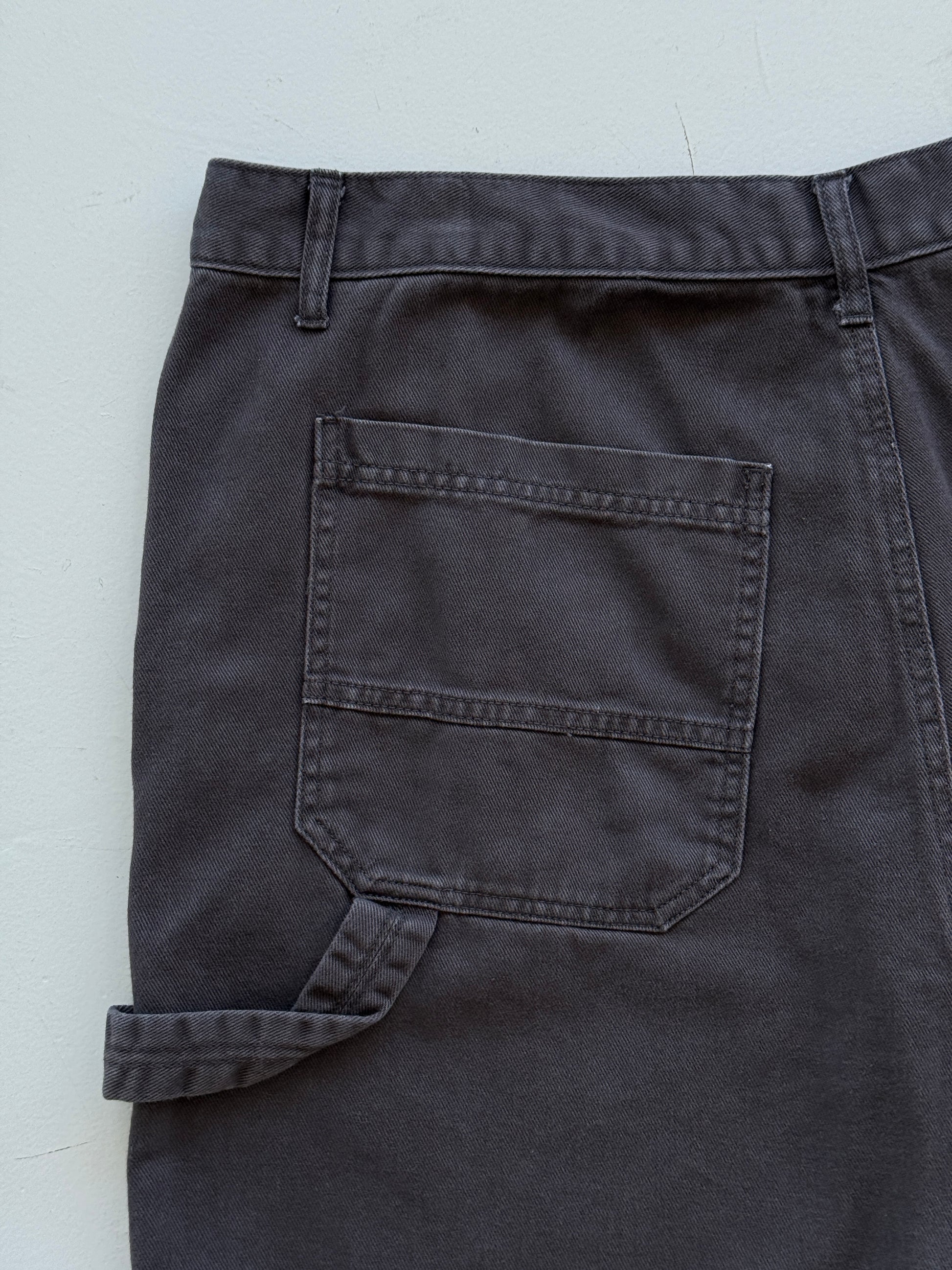 Black RSQ 90's Vintage Baggy Carpenter Denim Shorts - W38 x L7