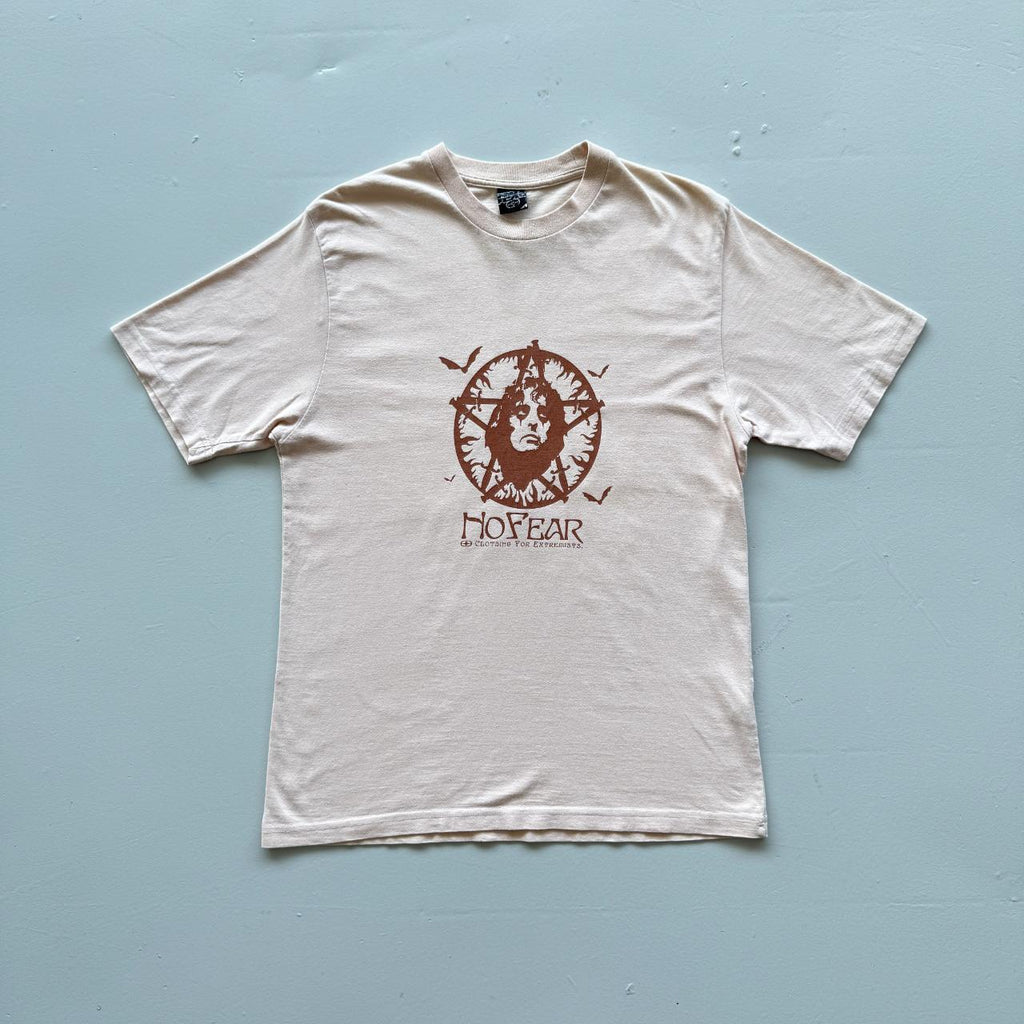 Tan Alice Cooper No Fear Vintage 00s T-shirt - Small