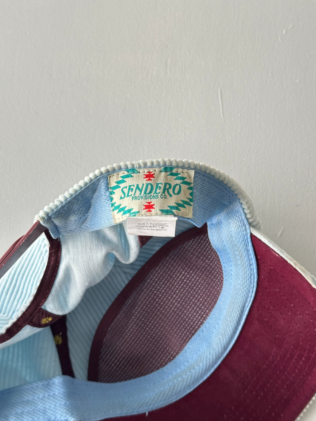 Light Blue Sendero Provisions Co. Spirit of the West Vintage SnapBack Trucker Ca