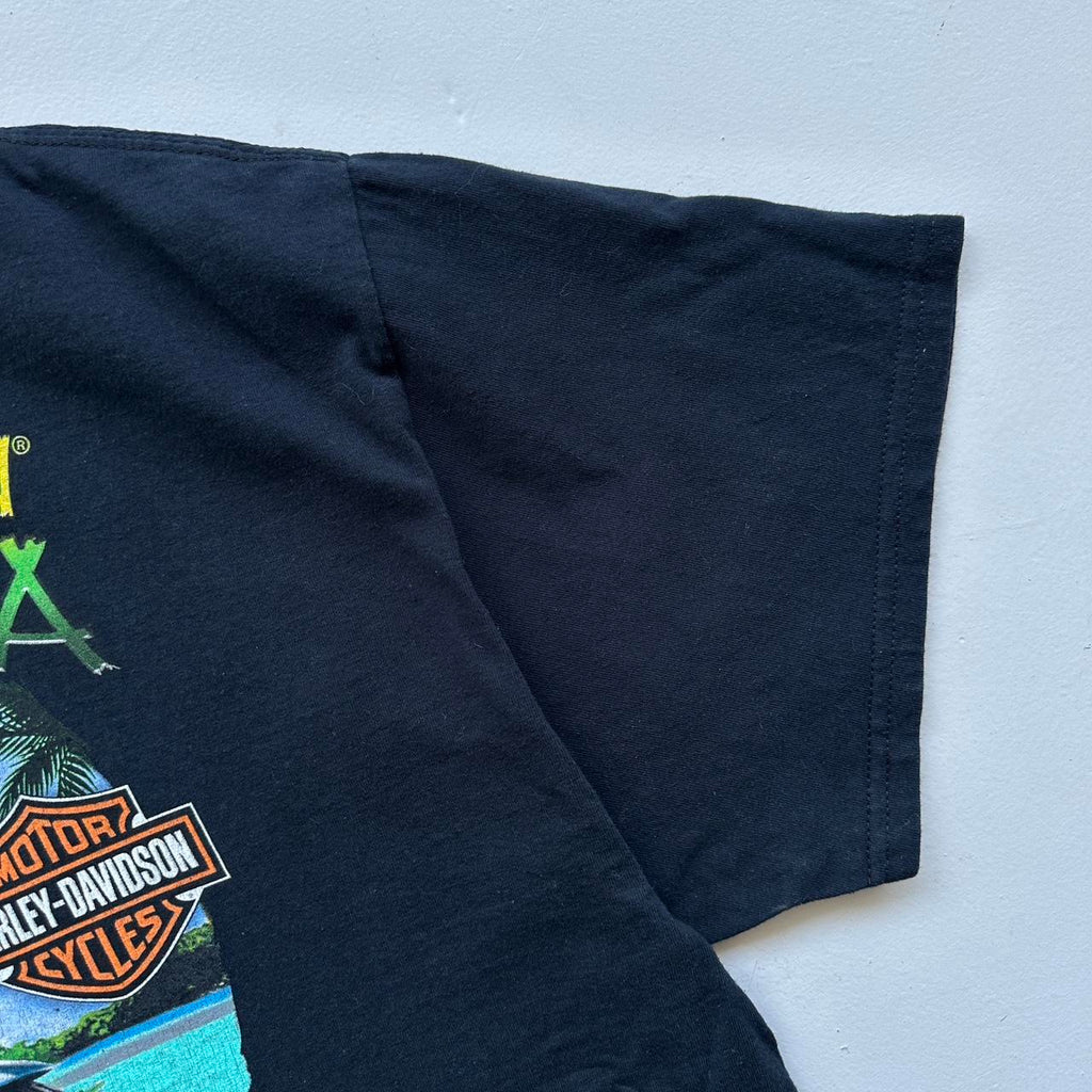Black Harley Davidson Jamaica Vintage T-shirt - 2XL