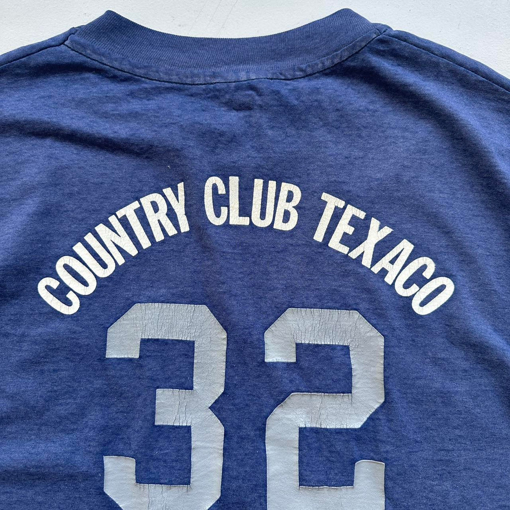 Faded Blue Baseball 90s Vintage T-shirt - XL