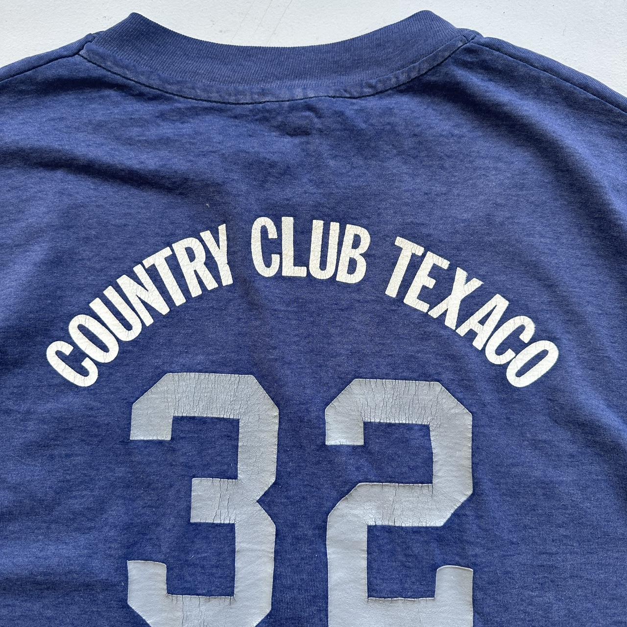 Faded Blue Baseball 90s Vintage T-shirt - XL