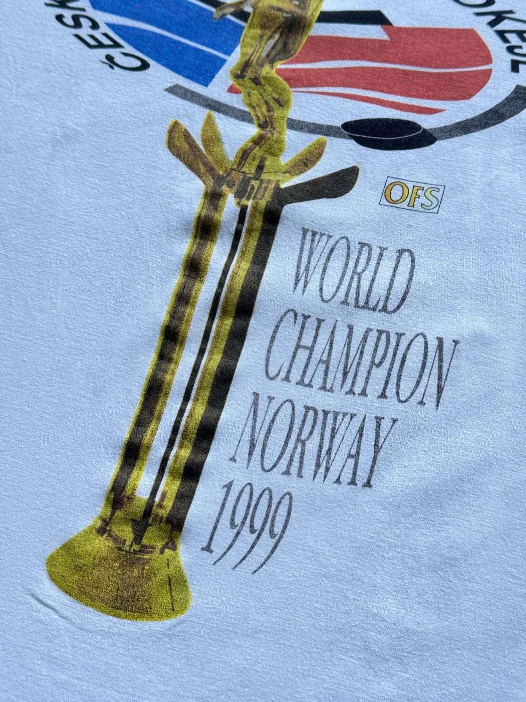 Czech Ice Hockey World Champion Norway 1999 Vintage T-Shirt - Large