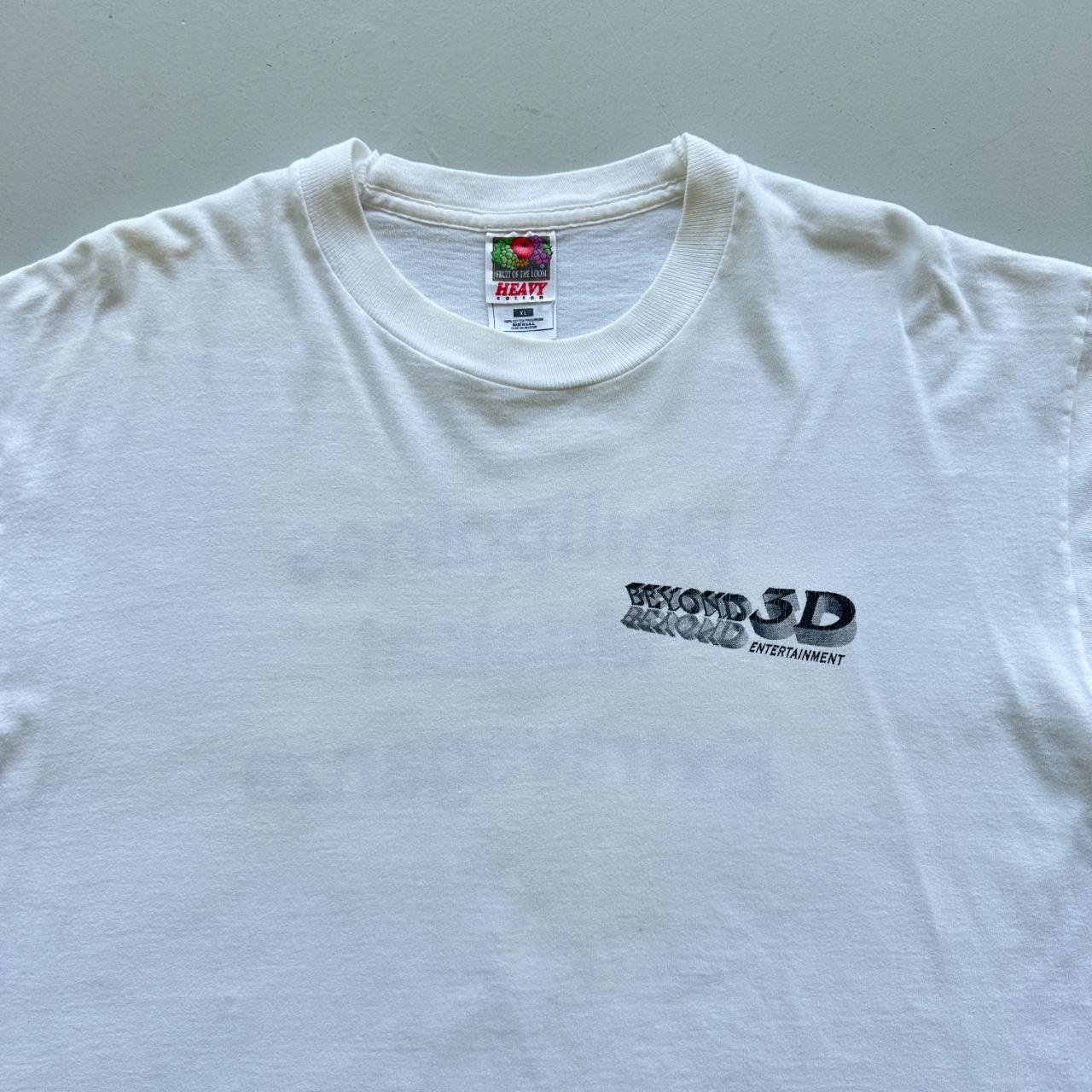 White Beyond 3D Vintage 90's T-shirt - XL