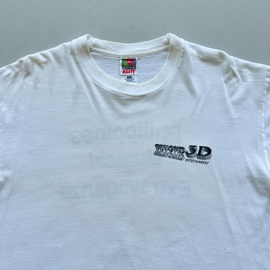 White Beyond 3D Vintage 90's T-shirt - XL