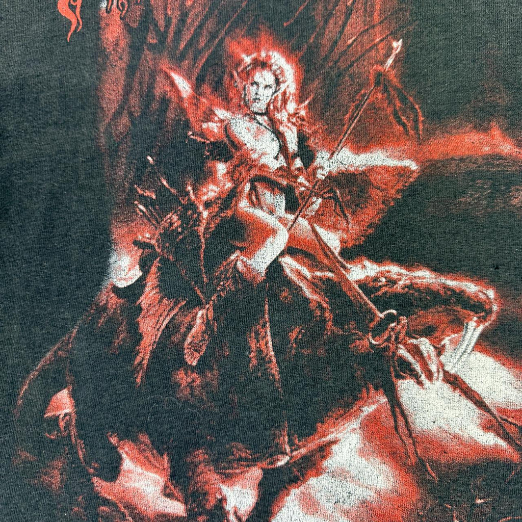 Cradle Of Filth Rare Get Thee Behind Me Satan 90s Metal Band T-shirt - Large