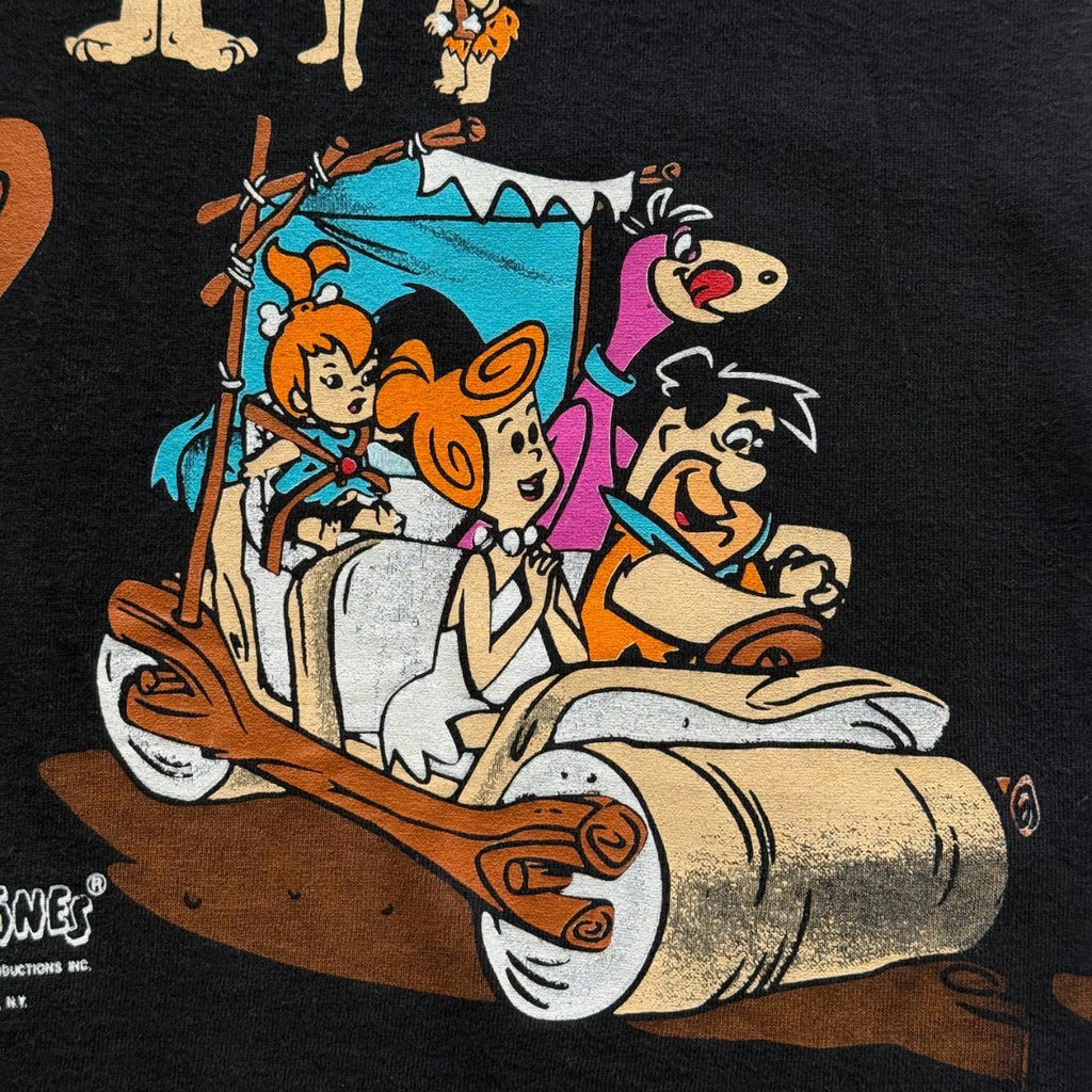 Black 1994 The Flintstones Yabba Dabba Do Rare Vintage 90's Band T-shirt - Large