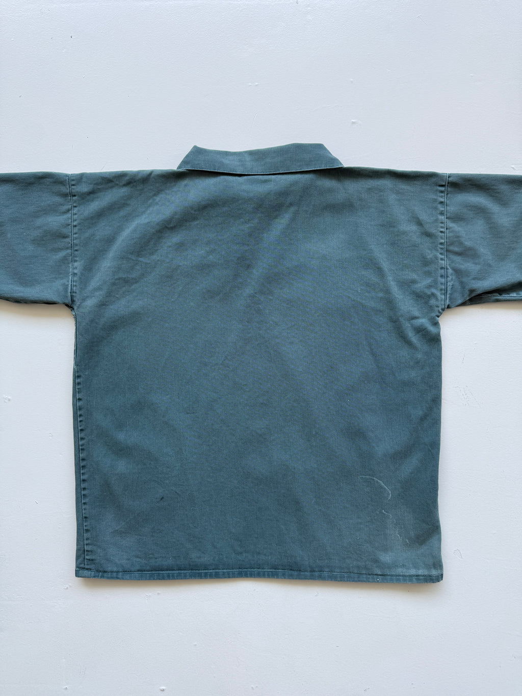 Newlyn Fisherman's Smocks Faded Green Vintage Fisherman Smock - XL