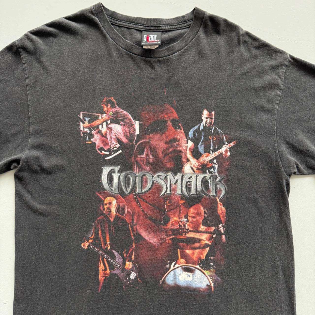 Black Godsmack 90s Vintage Graphic Band T-Shirt - XL