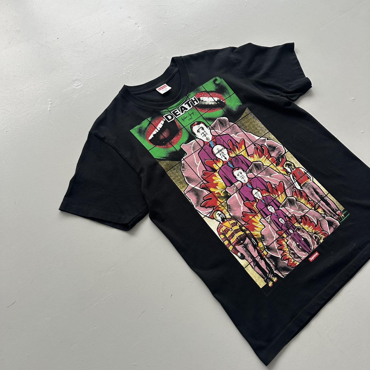 Black Supreme Gilbert & George Graphic T-Shirt - Large