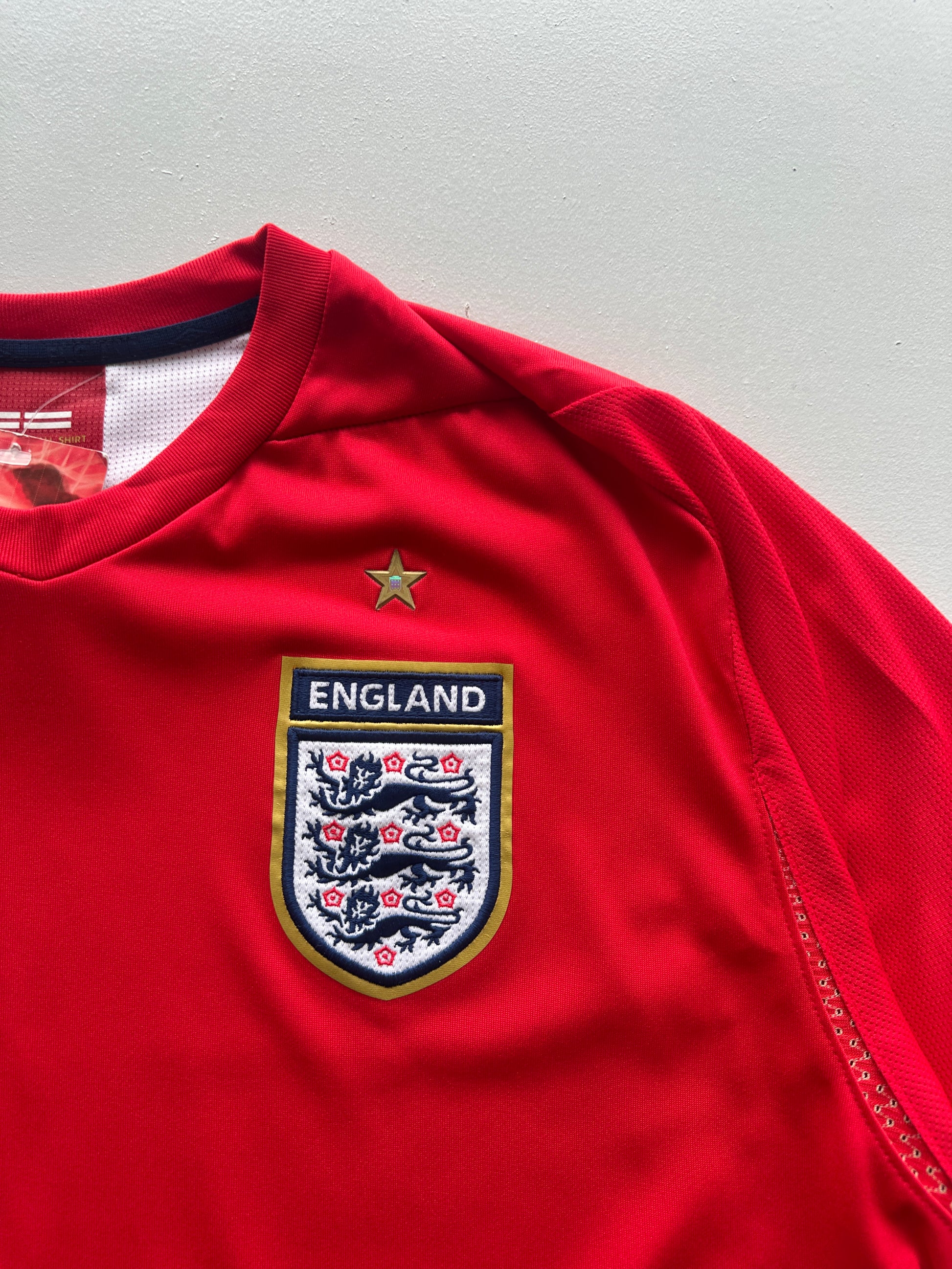 Umbro England Away 2006 Vintage Football Shirt Dead Stock - XL