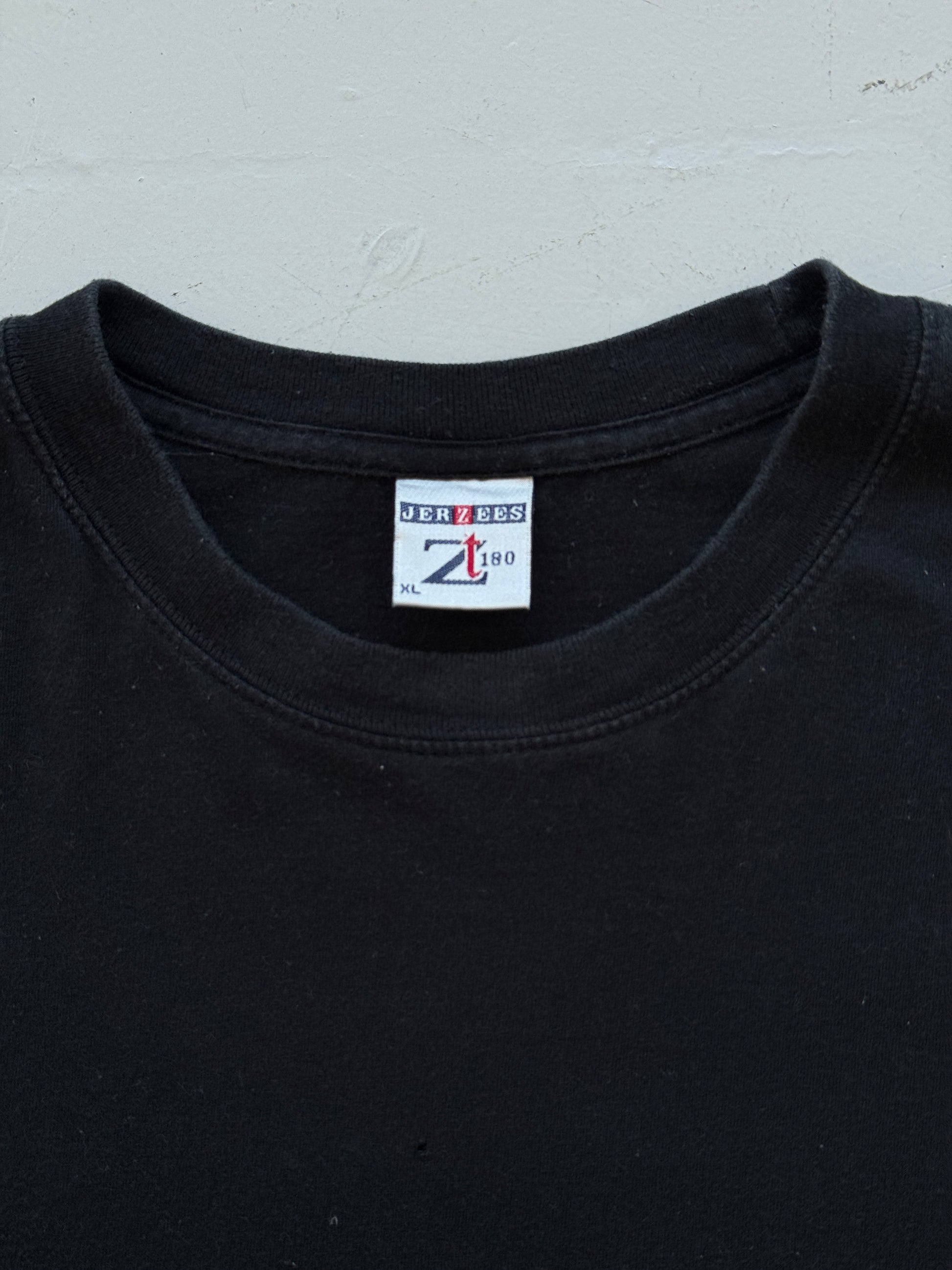 Black Men & Fire 00's Vintage Graphic T-Shirt - XL