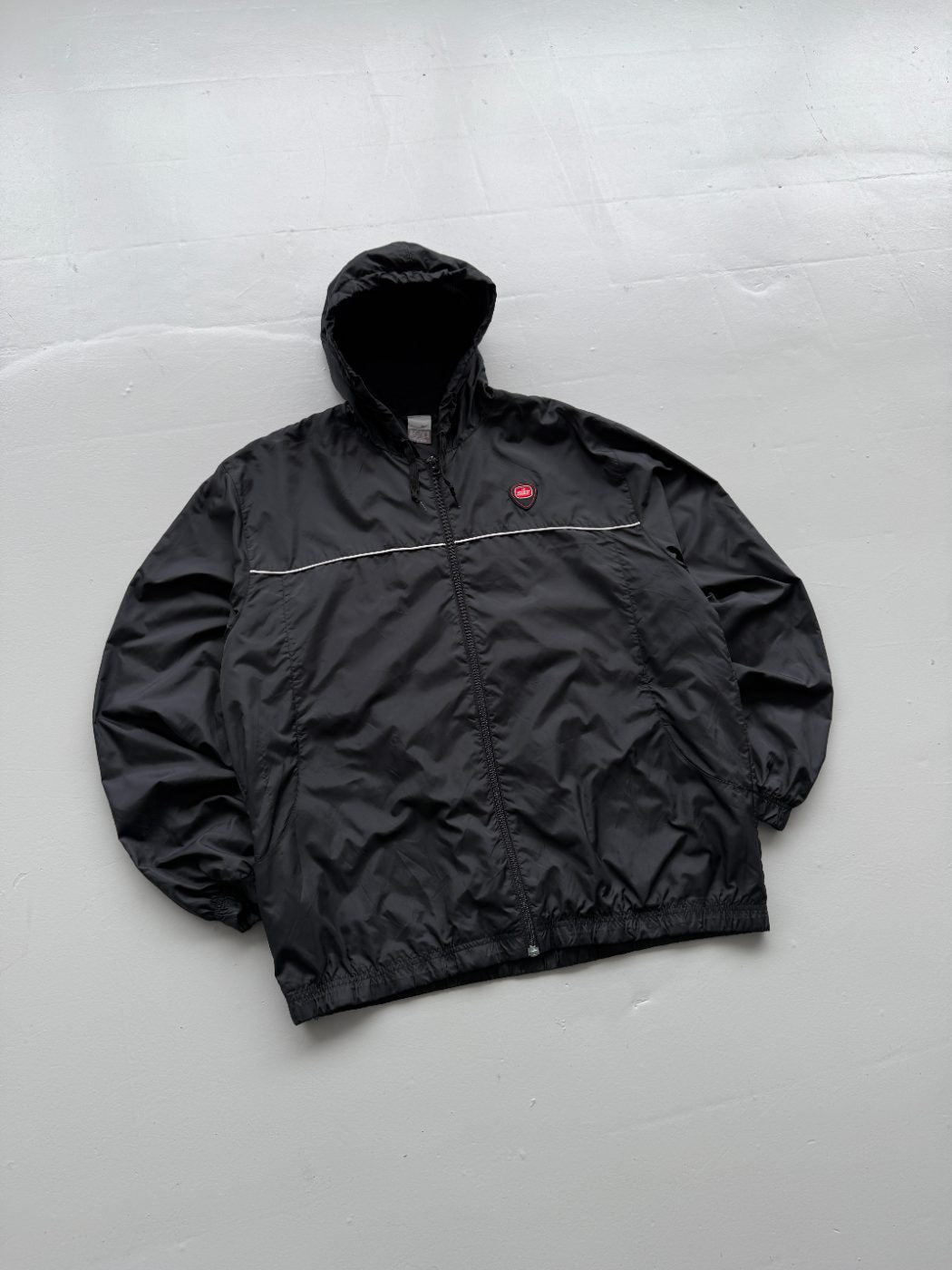 Nike Shield Badge Vintage Hooded Track Jacket - XL
