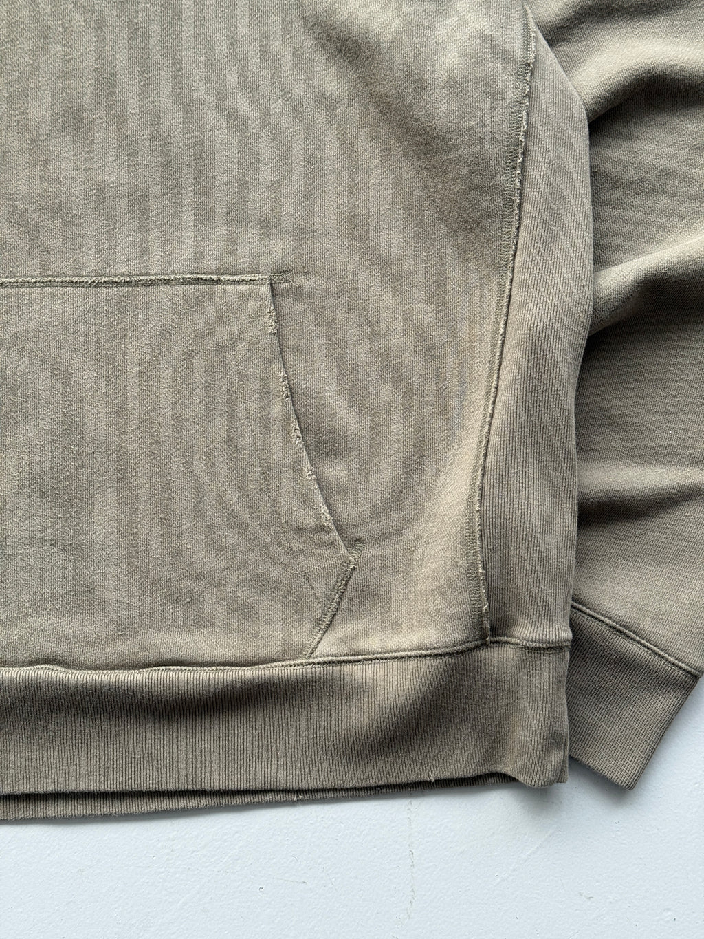 Faded Brown Quiksilver 00's Vintage Y2K Surfer Graphic Hoodie - XXL