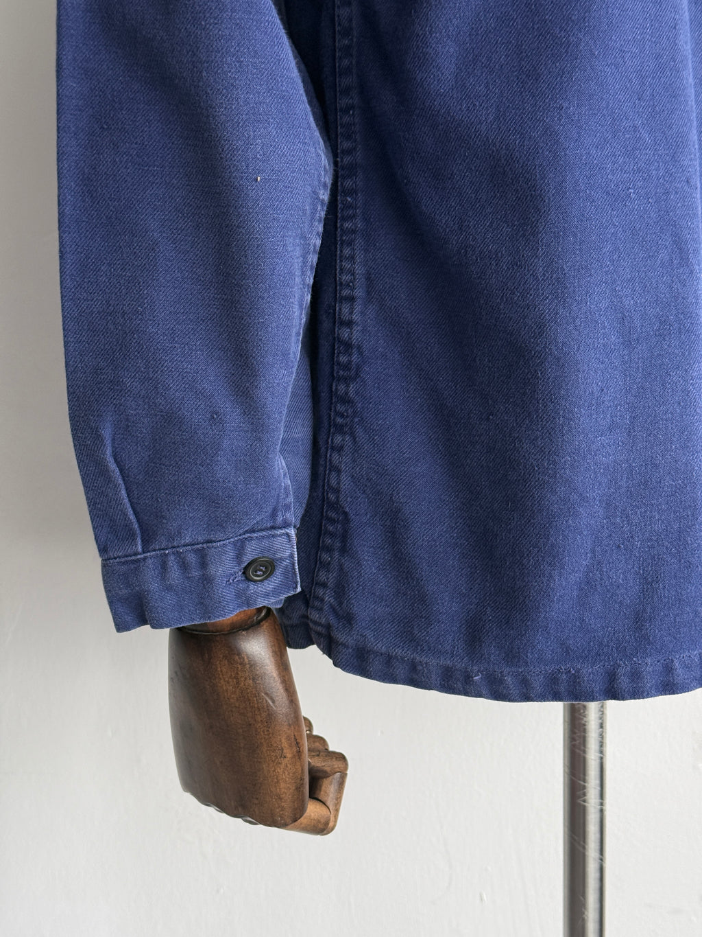 Blue French Vintage Workwear Chore Jacket CH555 - Small