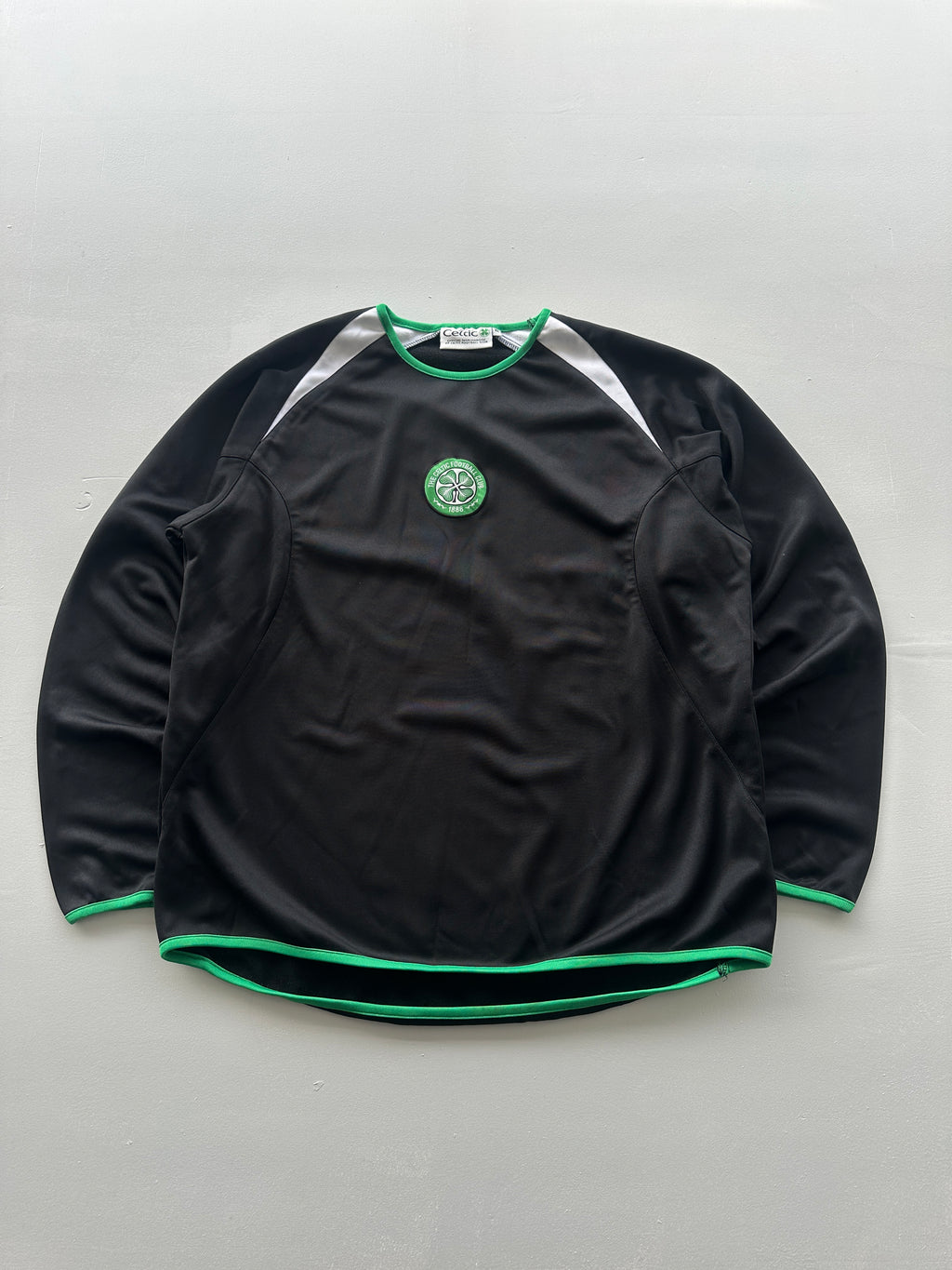 Celtic FC Official Merchandise Vintage Long Sleeve Football Shirt - XL