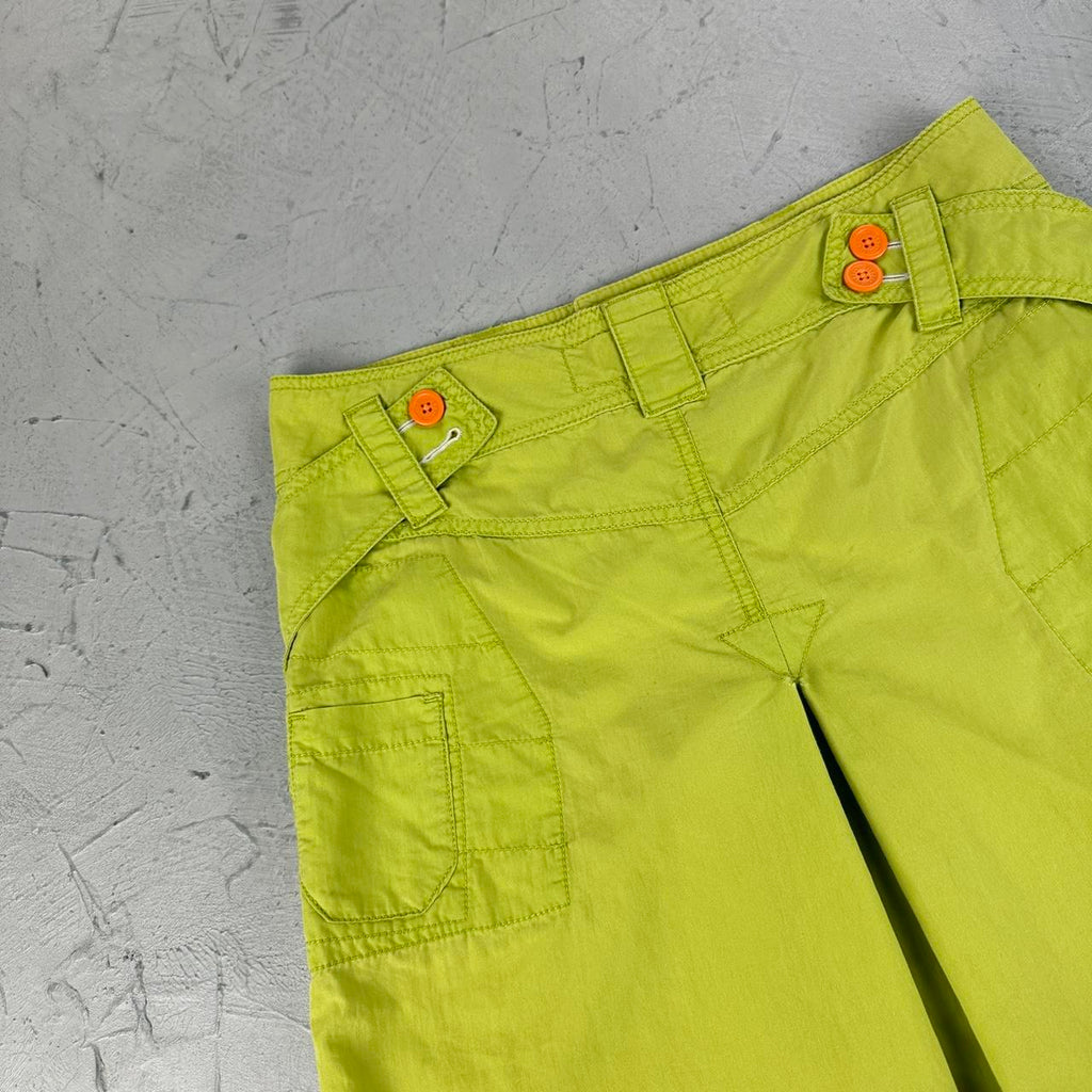 Diesel Lime Green Vintage Y2K Skirt - 26