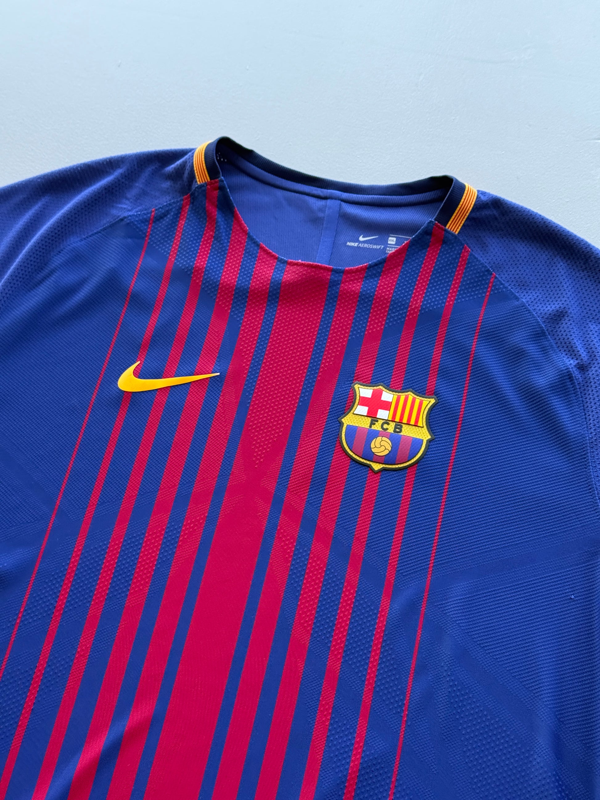 Nike FC Barcelona 2017 Home Vintage Football Shirt - XXL